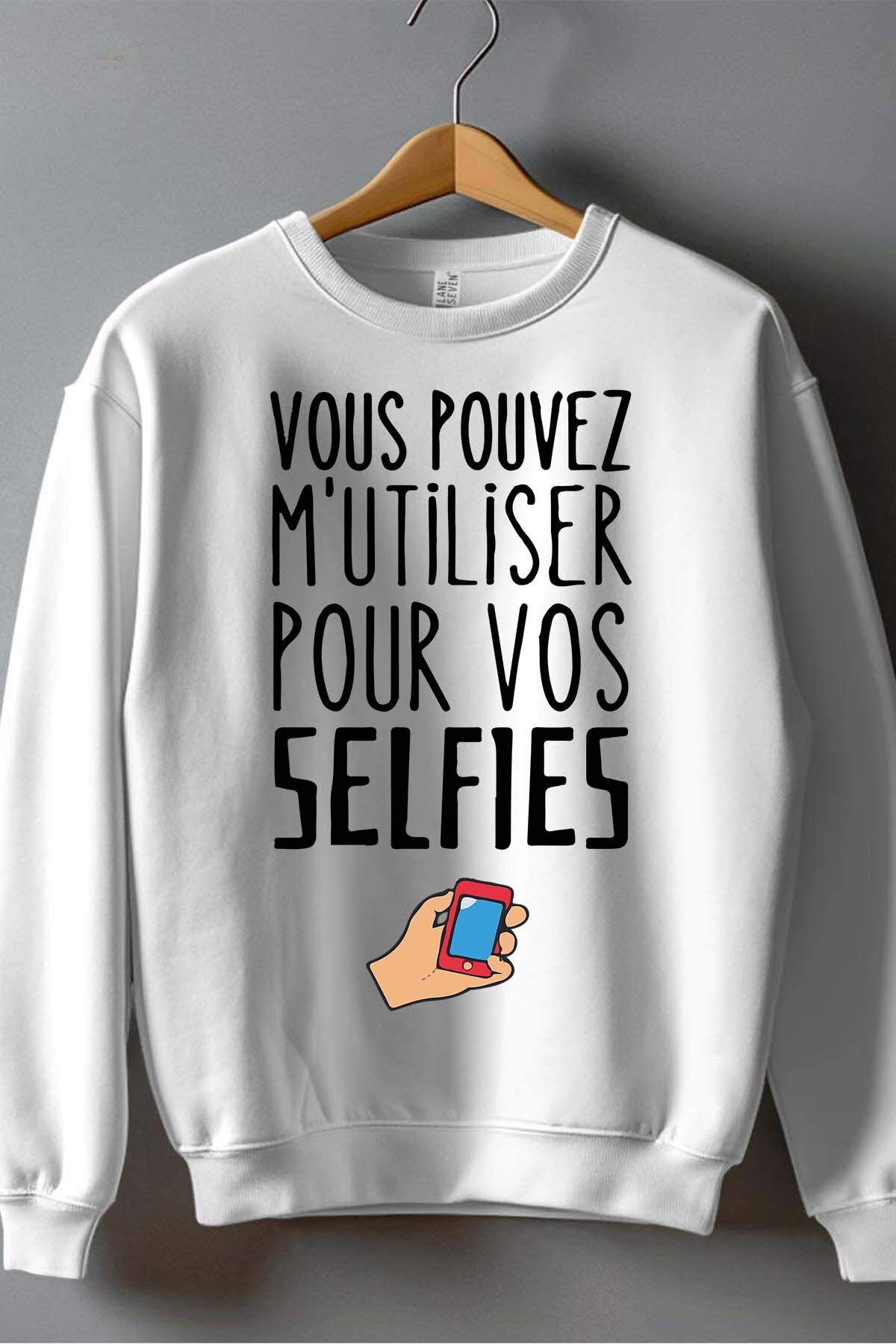 Grossiste I.A.L.D FRANCE - Utiliser Selfies - Sweat Col Rond Garçon
