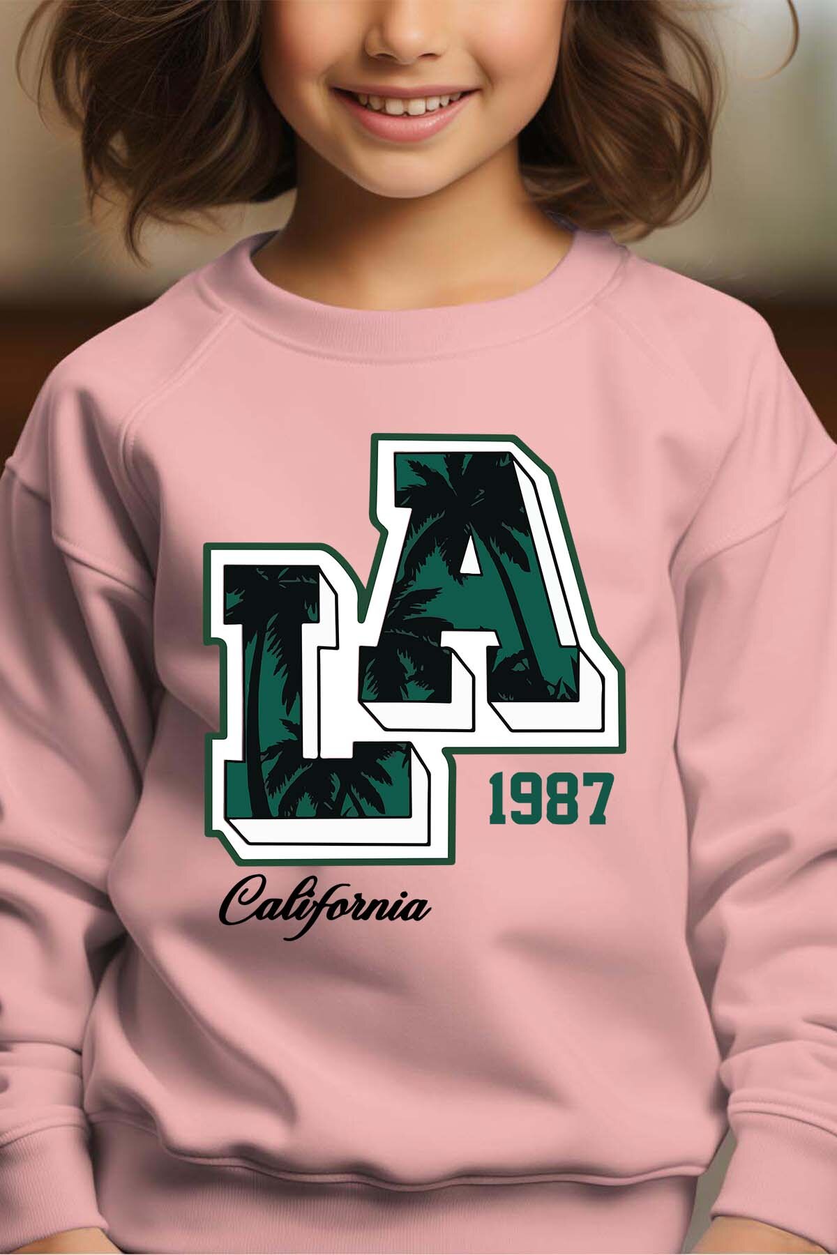 Grossiste I.A.L.D FRANCE - LA 87 Calif - Sweat Col Rond Fille