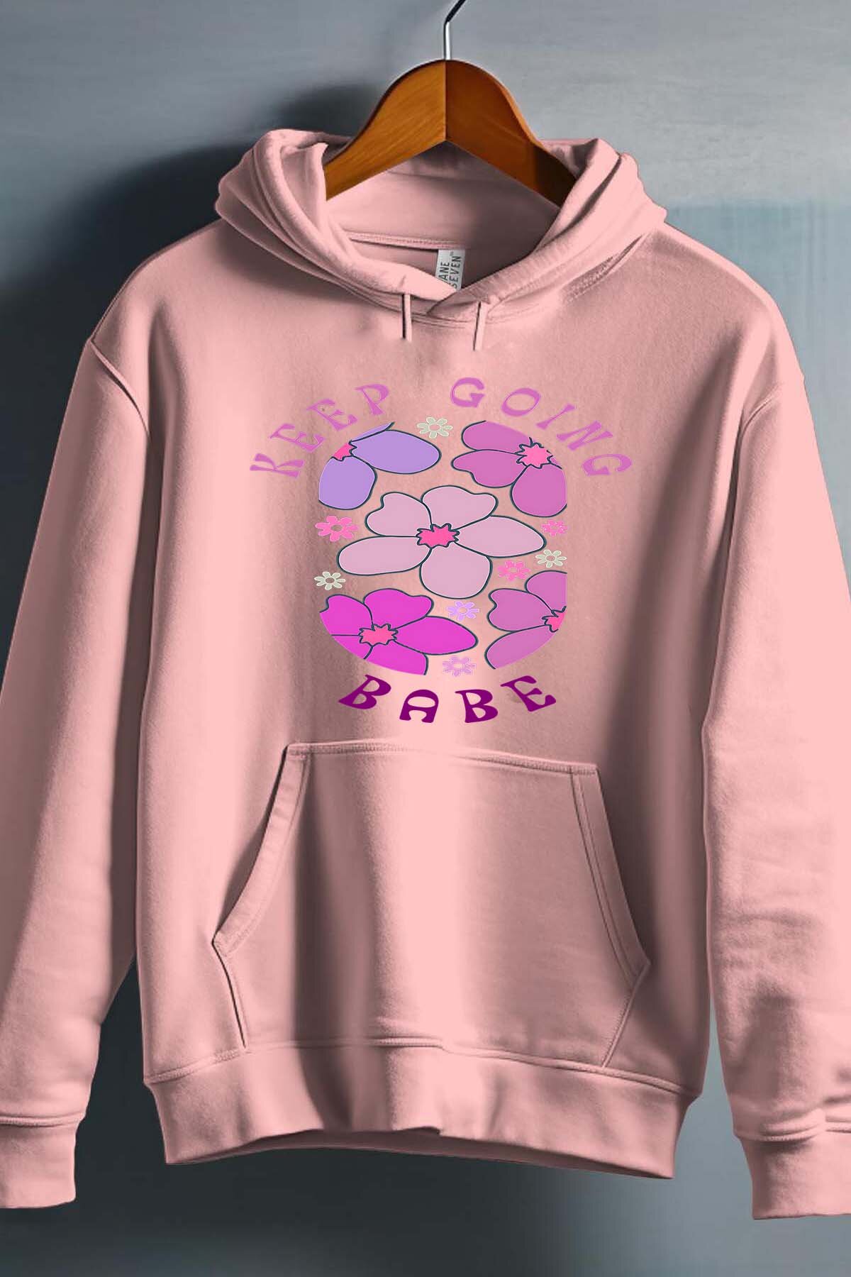 Grossista I.A.L.D FRANCE - Fiori Hustle - Felpa con cappuccio Ragazza
