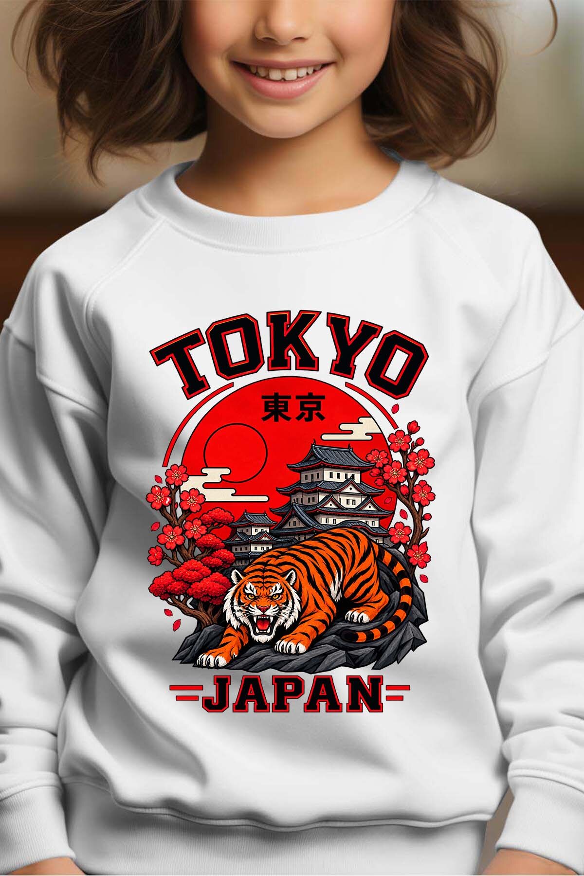 Wholesaler I.A.L.D FRANCE - Tokyo jp tiger - Crewneck sweatshirt Girl