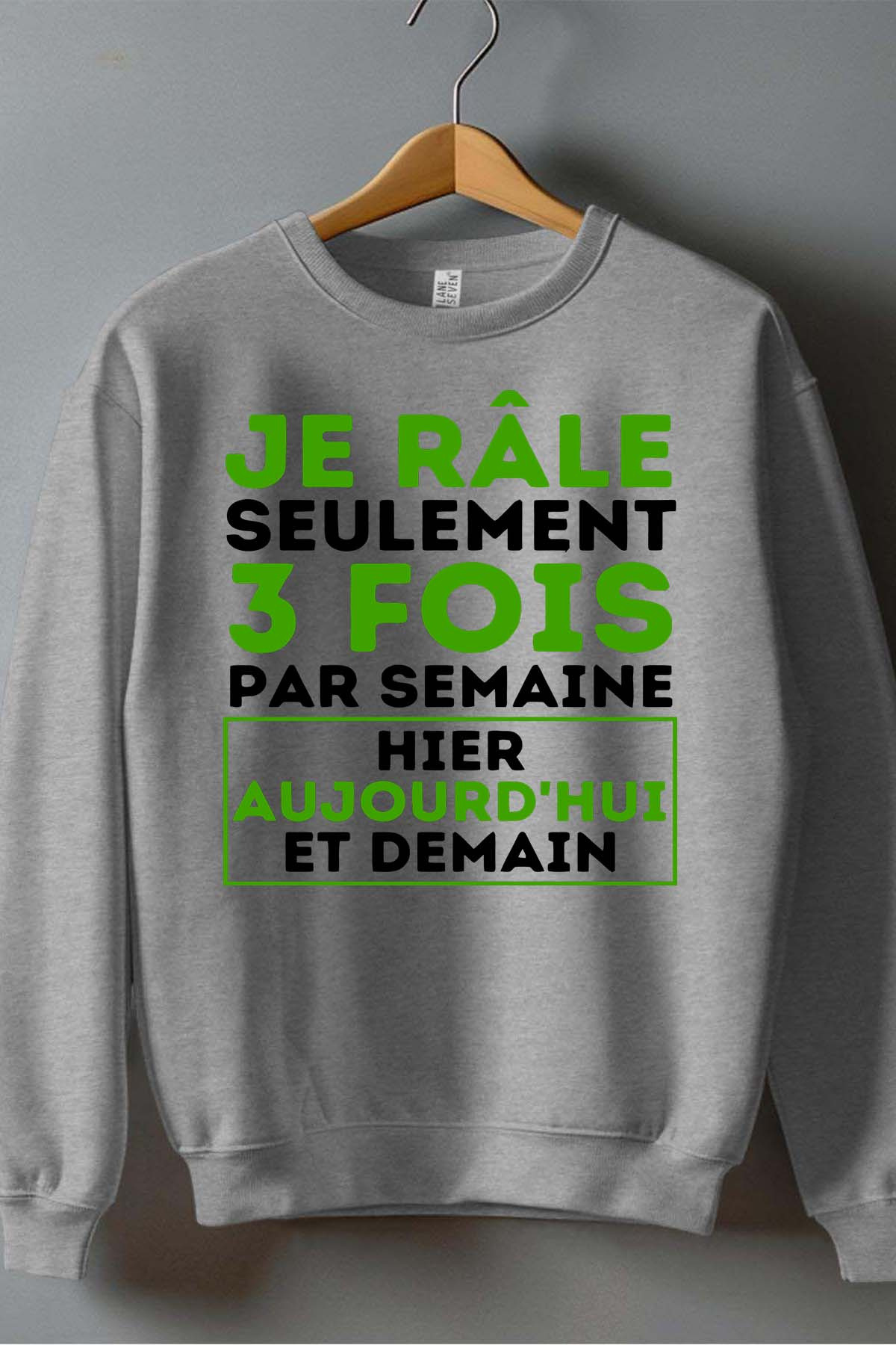 Grossiste I.A.L.D FRANCE - Rale trois - Sweat Col Rond Garçon