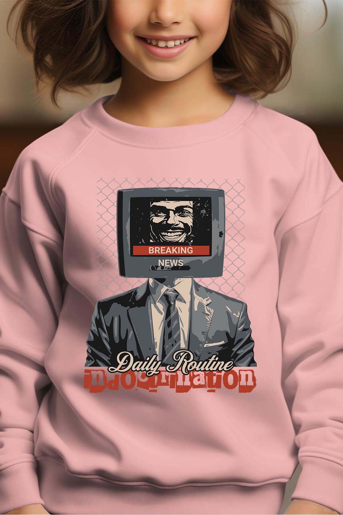 Grossiste I.A.L.D FRANCE - Indoctrination - Sweat Col Rond Fille
