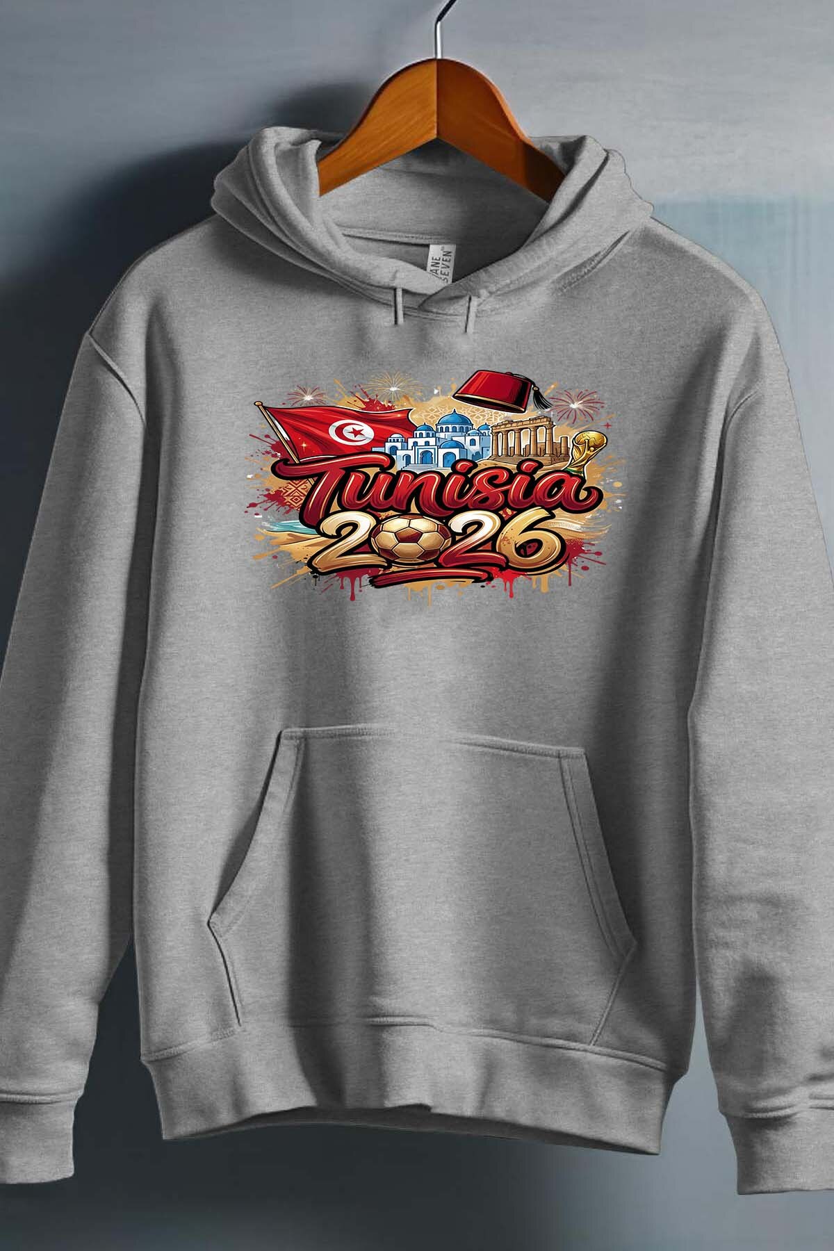 Grossiste I.A.L.D FRANCE - Cdm26 Tunisia - Sweat Capuche Fille