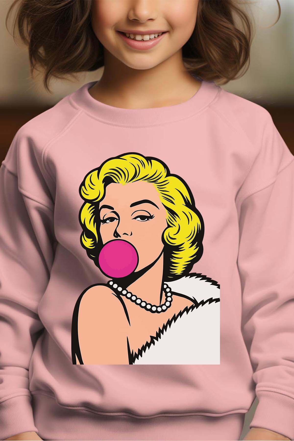 Großhändler I.A.L.D FRANCE - Bubble Icon - Rundhals-Sweatshirt Mädchen