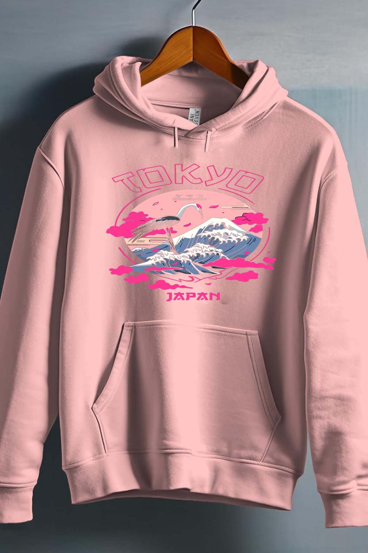 Großhändler I.A.L.D FRANCE - Cygogne tokyo Pink - Kapuzenpullover Mädchen