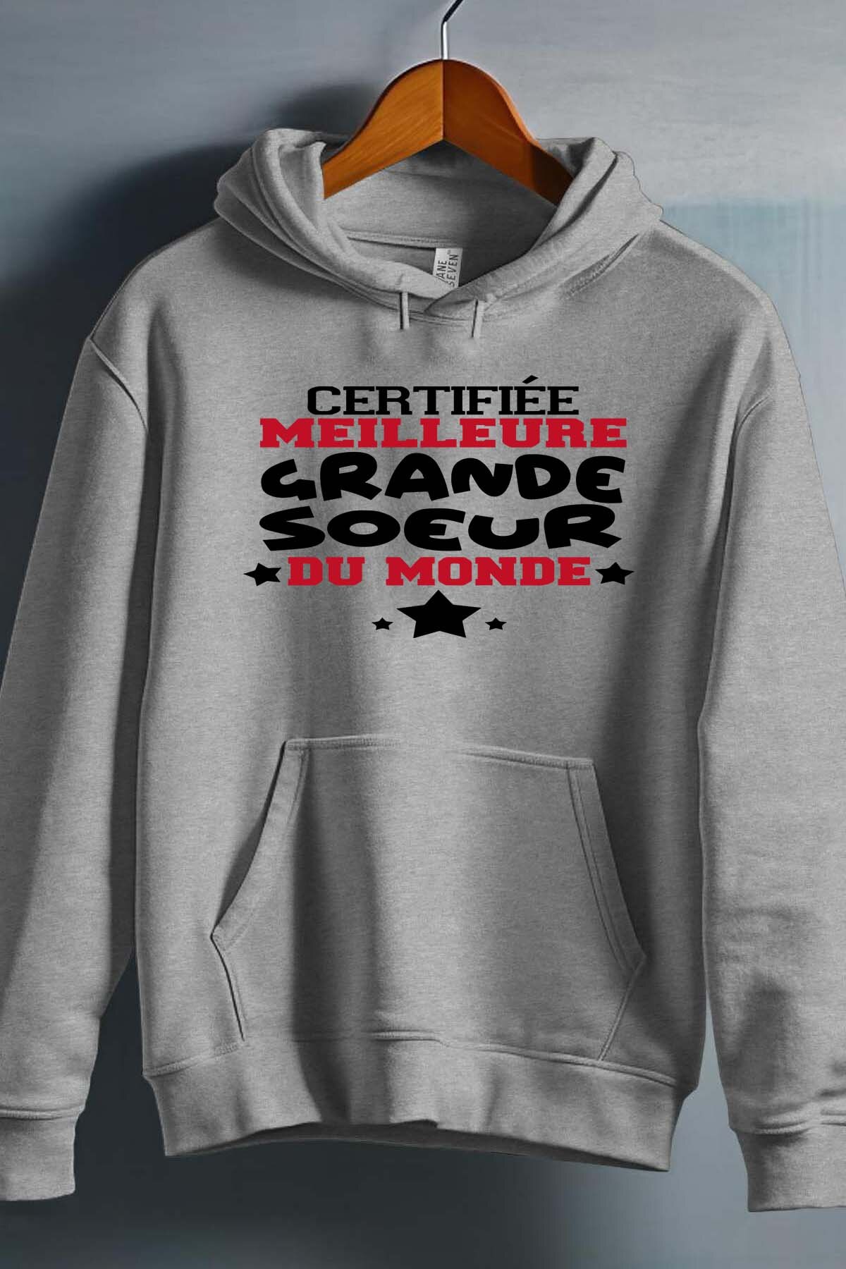 Großhändler I.A.L.D FRANCE - Zertifizierte große Schwester der Welt - Kapuzenpullover Mädchen