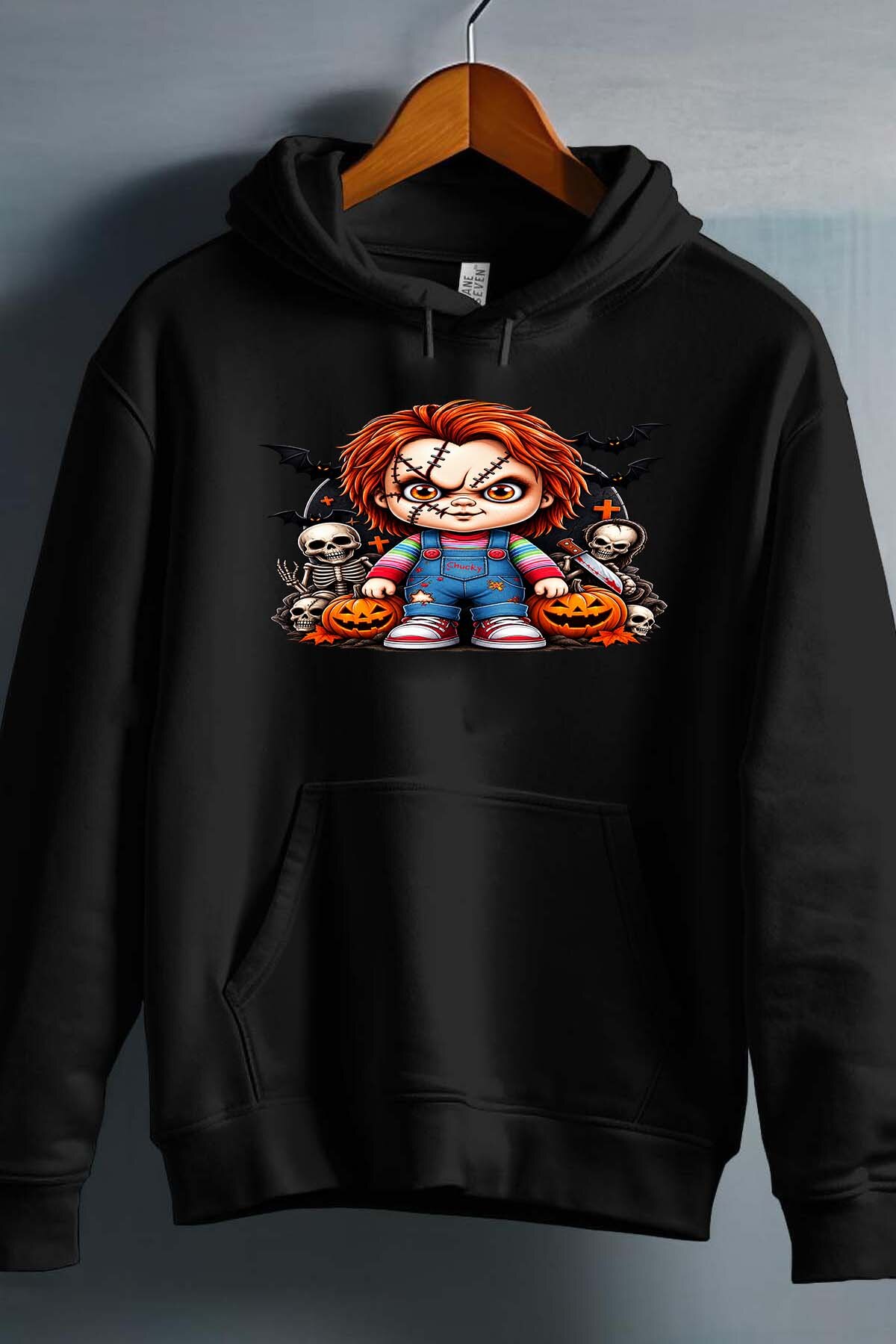 Grossiste I.A.L.D FRANCE - Chuky halloween - Sweat Capuche Fille