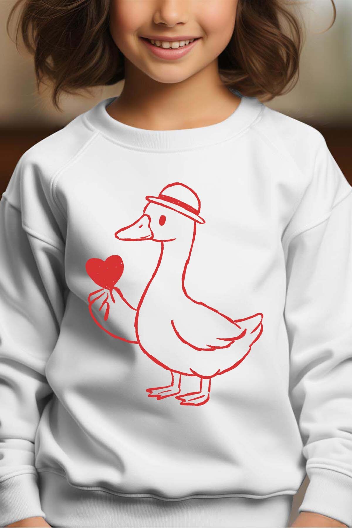 Mayorista I.A.L.D FRANCE - Ganso Rojo - Sudadera con cuello redondo Niña