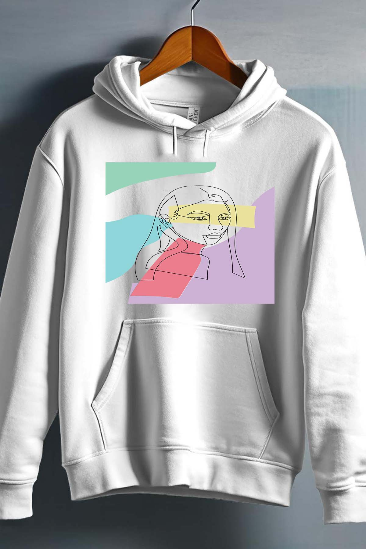 Grossiste I.A.L.D FRANCE - Color girl pat2 - Sweat Capuche Fille