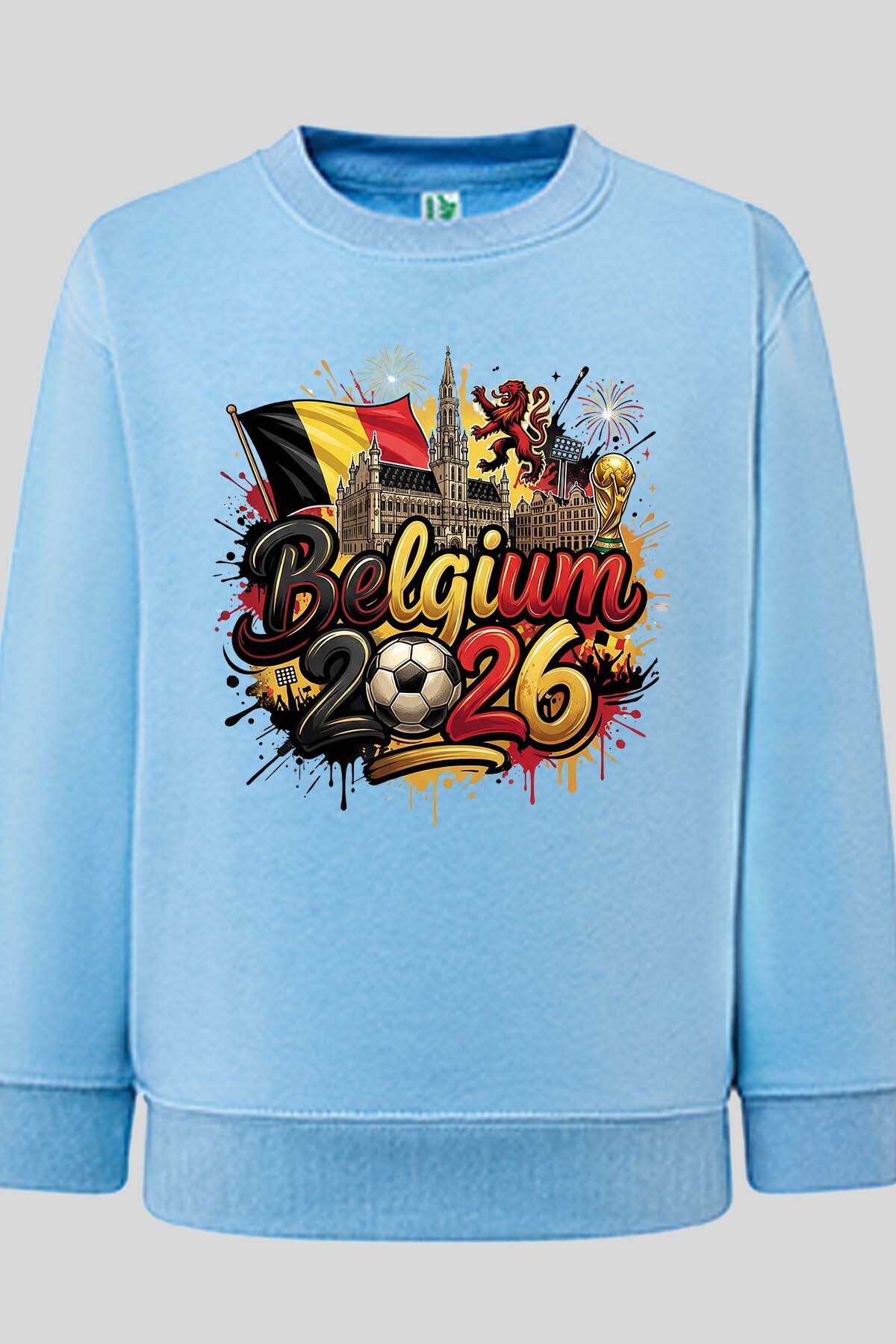 Grossiste I.A.L.D FRANCE - Cdm26 Belgium - Sweat Col Rond Garçon