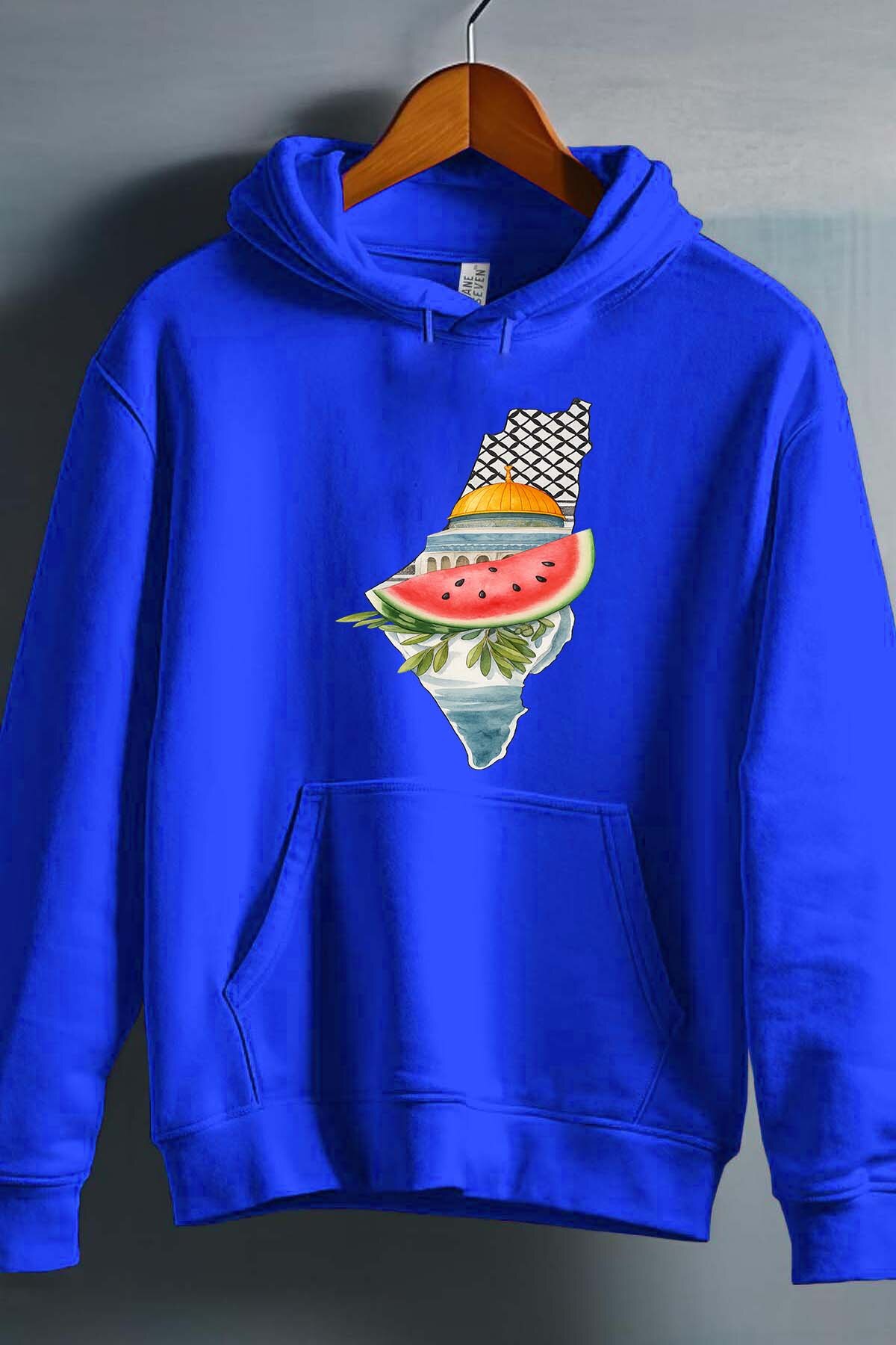 Mayorista I.A.L.D FRANCE - Falestine Sandía - Sudadera con Capucha para Niño