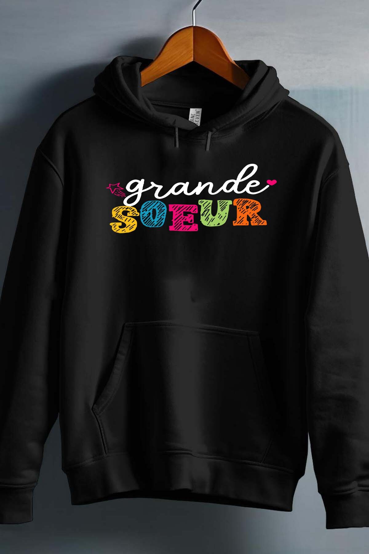 Grossiste I.A.L.D FRANCE - Grand soeur Craie - Sweat Capuche Fille