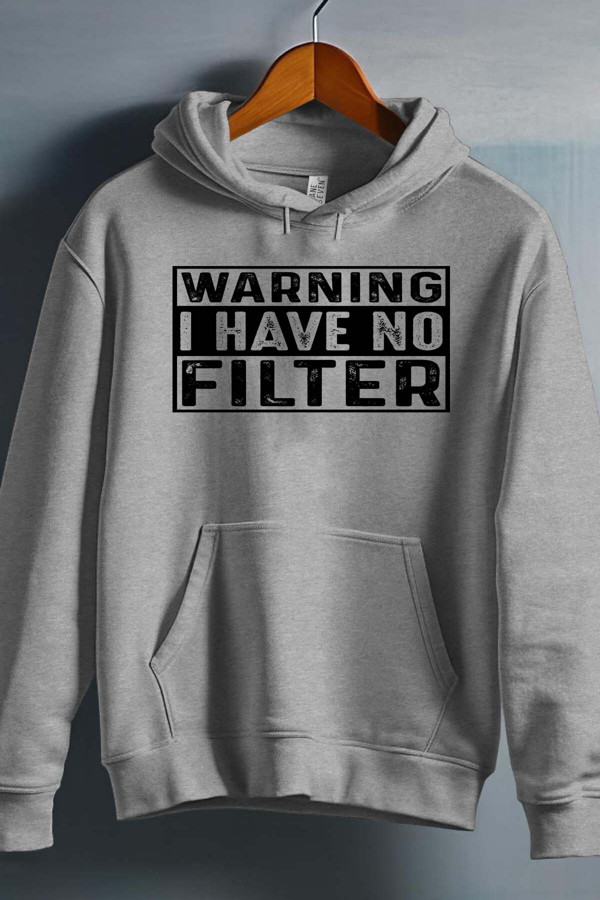 Mayorista I.A.L.D FRANCE - Filtro de advertencia - Sudadera con capucha para niña