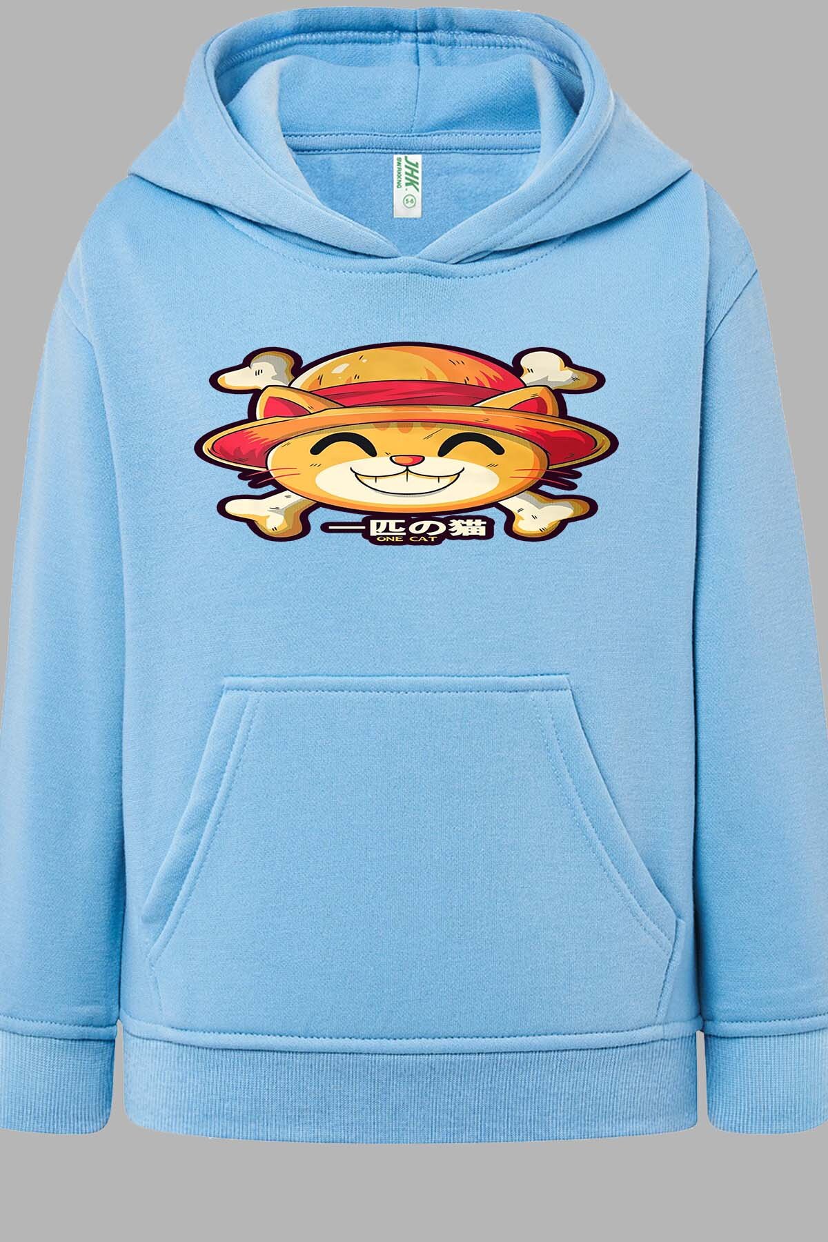 Grossiste I.A.L.D FRANCE - One Lucky Cat - Sweat Capuche Fille