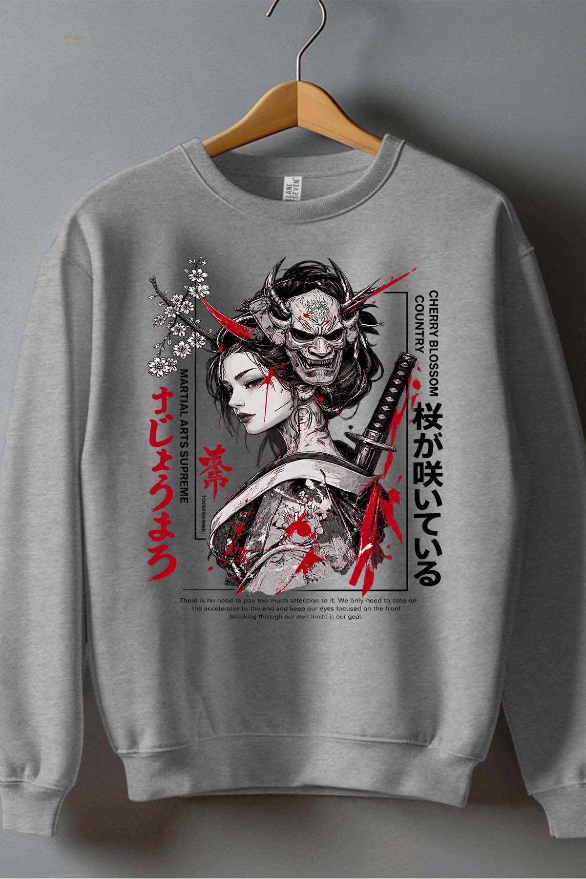 Wholesaler I.A.L.D FRANCE - Oni Warrior crane - Crewneck sweatshirt Boy
