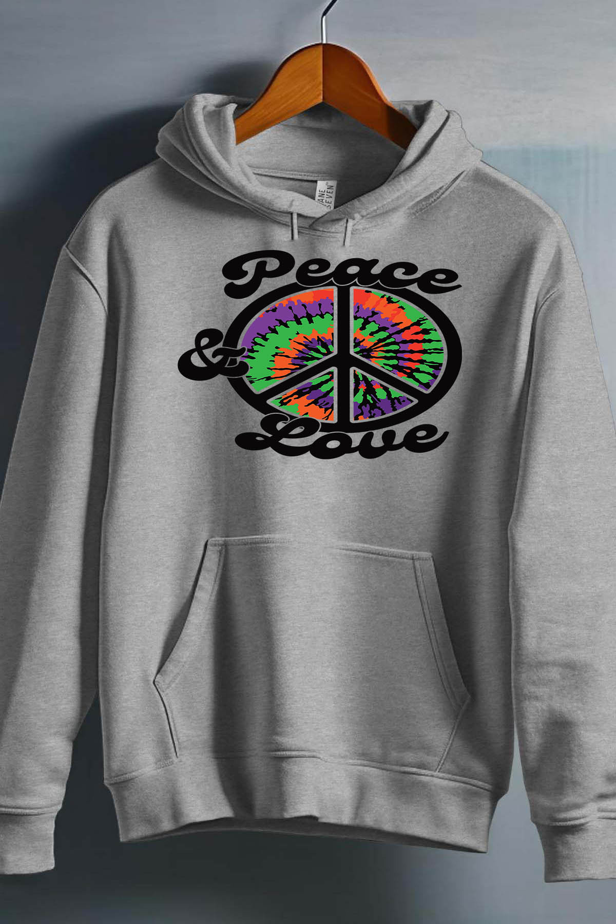 Wholesaler I.A.L.D FRANCE - Peace and love Hippie - Hooded sweatshirt Boy