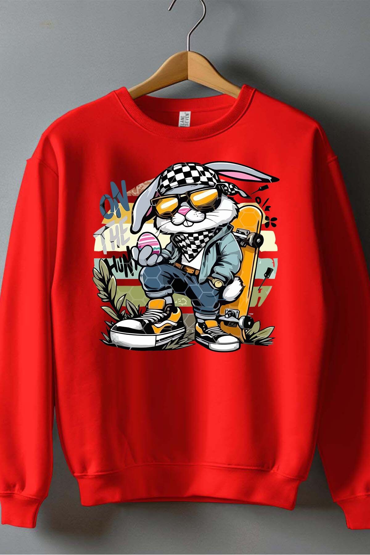 Wholesaler I.A.L.D FRANCE - On the hunt rabbit - Crewneck sweatshirt Boy