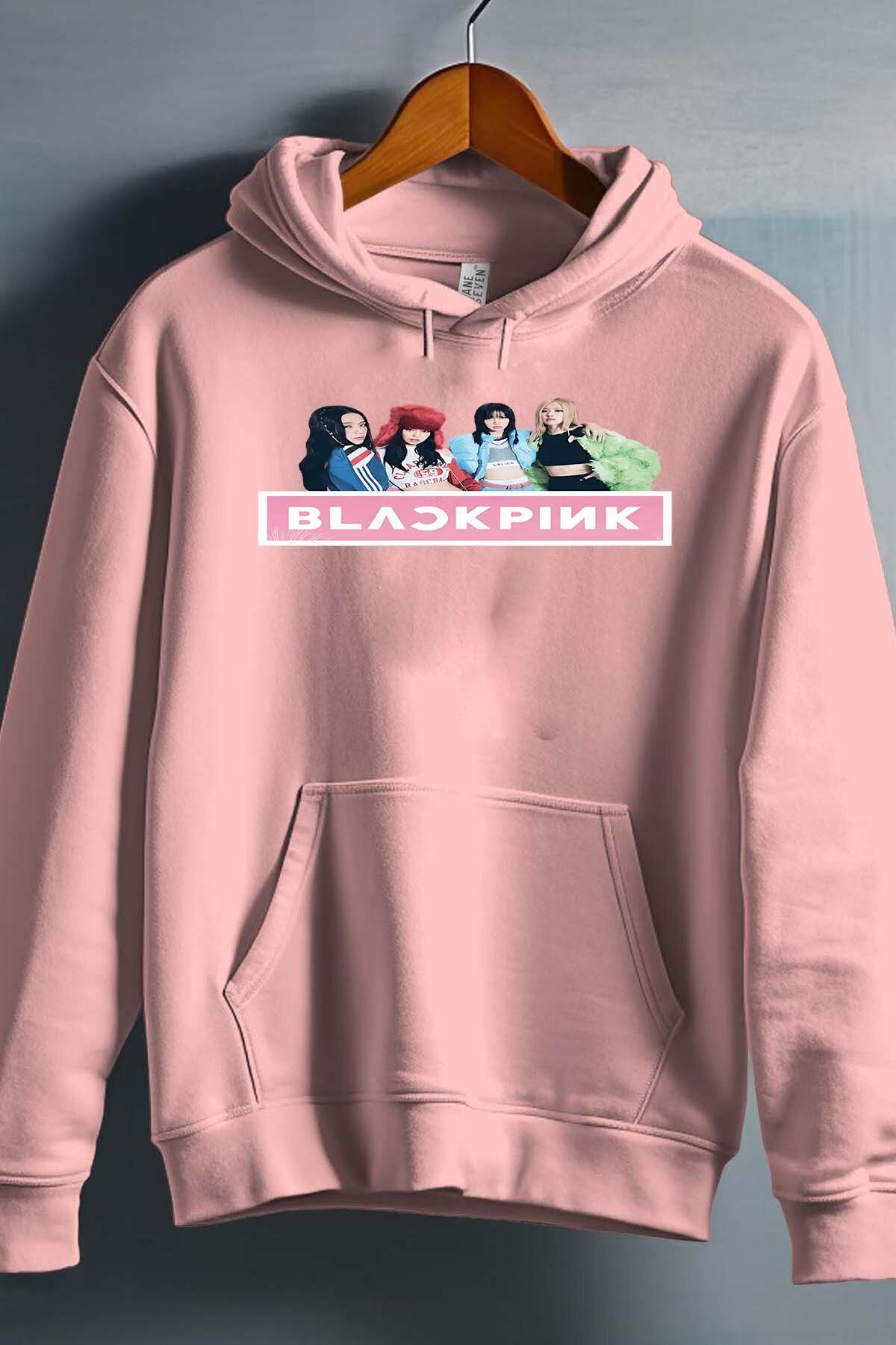 Grossiste I.A.L.D FRANCE - Black pink - Sweat Capuche Fille