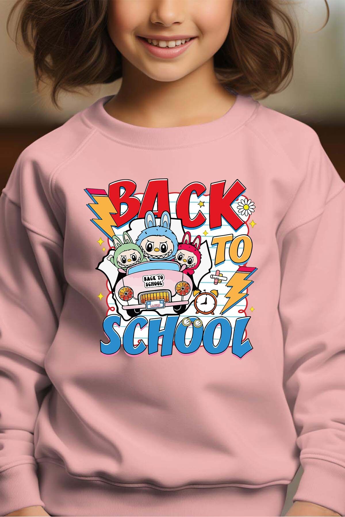 Großhändler I.A.L.D FRANCE - Labub Back - Rundhals-Sweatshirt Mädchen