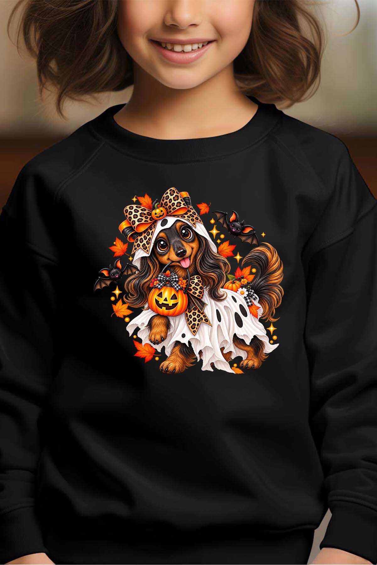 Mayorista I.A.L.D FRANCE - Moda Halloween - Sudadera con cuello redondo Niña