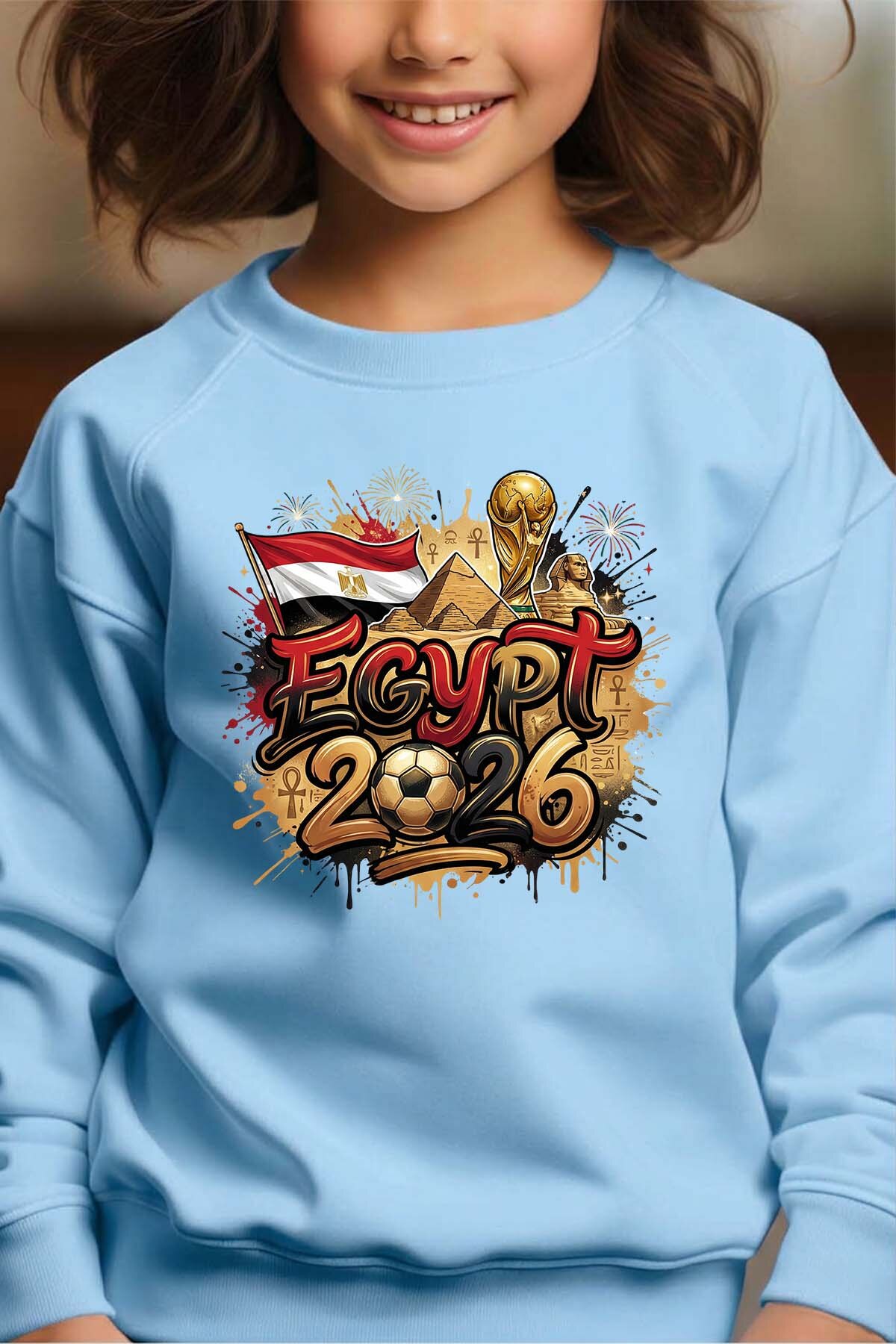 Grossiste I.A.L.D FRANCE - Cdm26 Egypt - Sweat Col Rond Fille