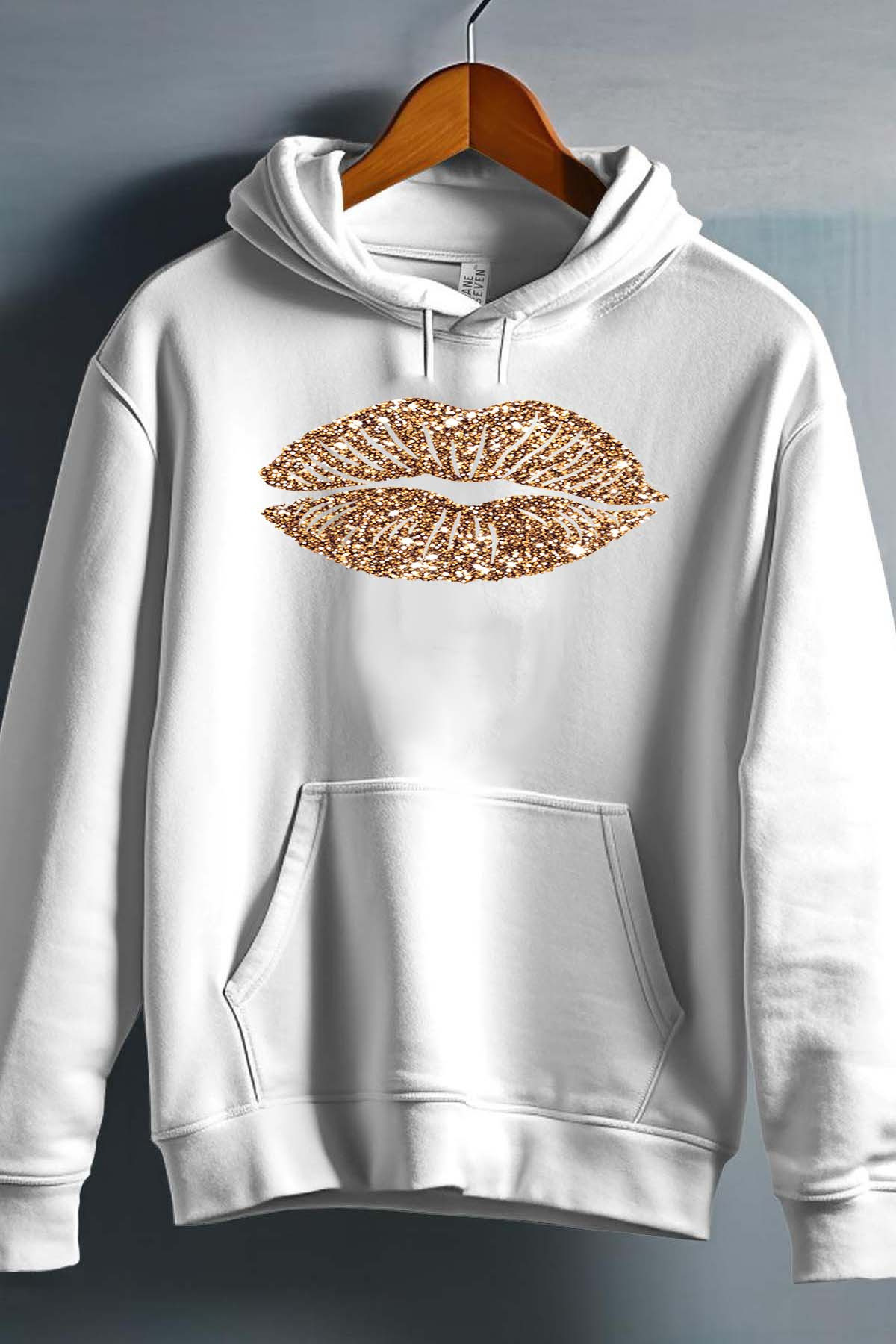 Grossiste I.A.L.D FRANCE - Big bouche gold - Sweat Capuche Fille