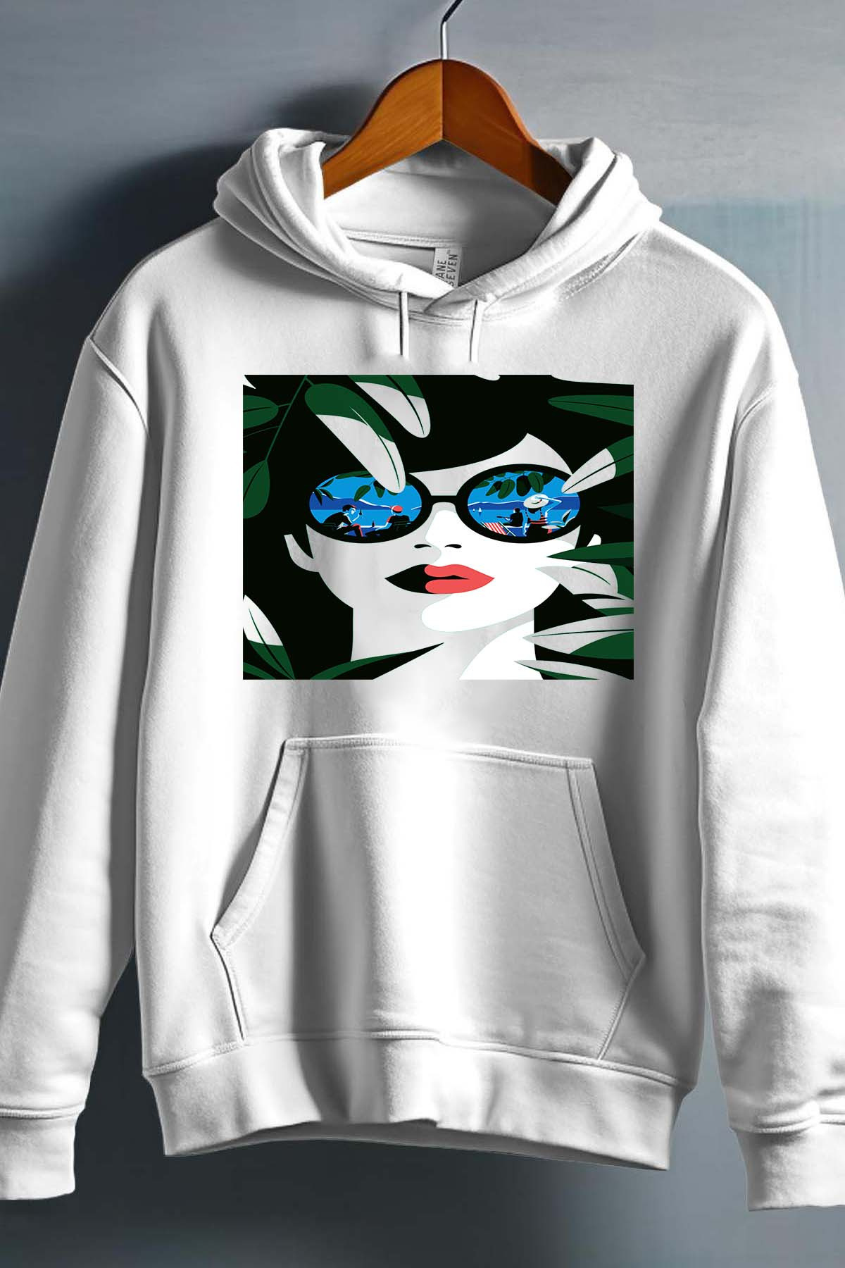 Wholesaler I.A.L.D FRANCE - Girl green 25Vers - Hooded sweatshirt Girl