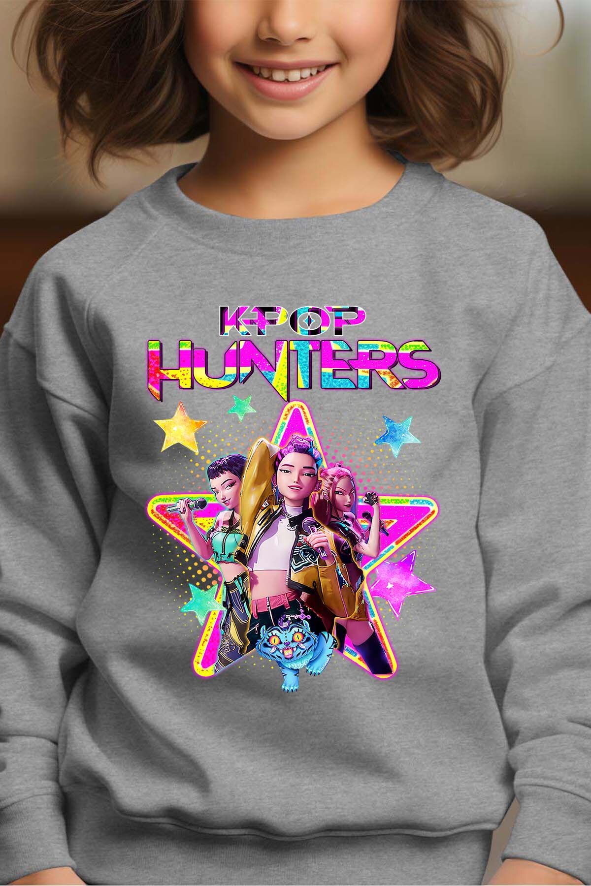 Mayorista I.A.L.D FRANCE - Kpop Hunters - Sudadera con cuello redondo para chica