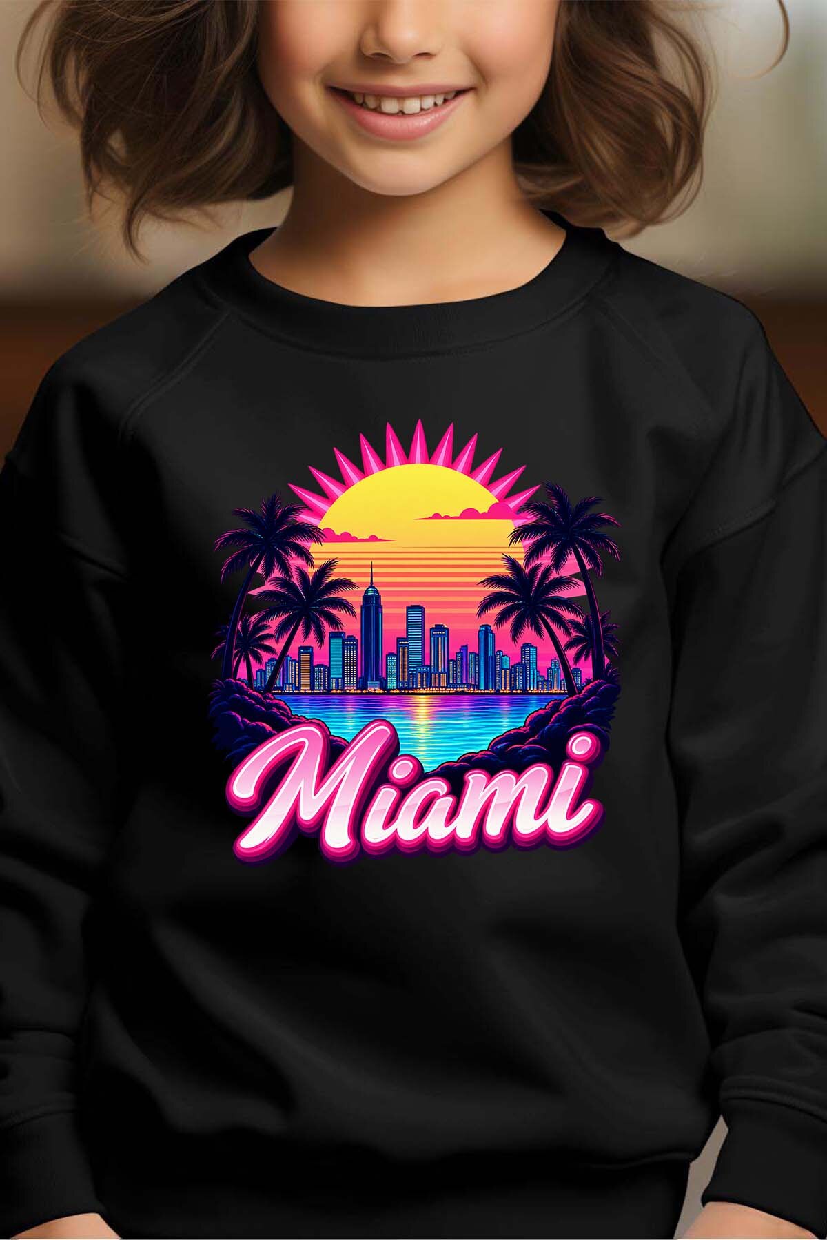 Wholesaler I.A.L.D FRANCE - 00 miami vintage - Crewneck sweatshirt Girl
