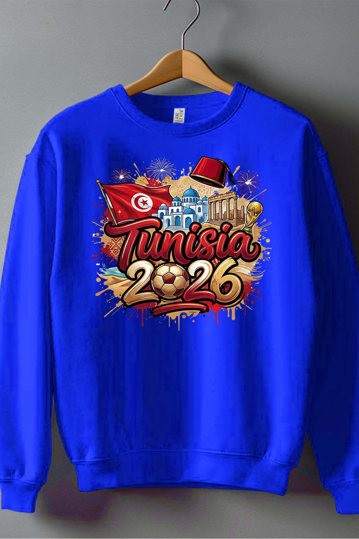 Grossiste I.A.L.D FRANCE - Cdm26 Tunisia - Sweat Col Rond Garçon