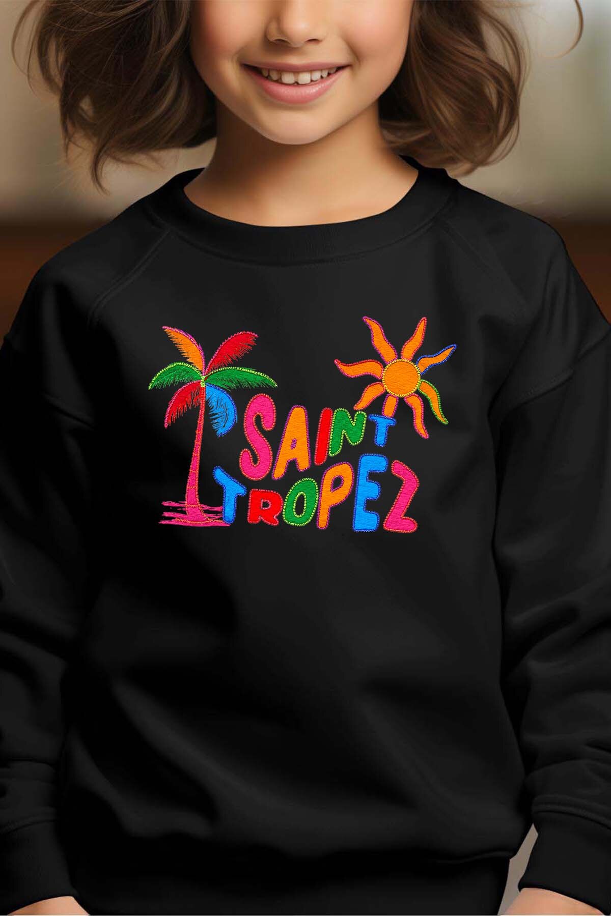 Grossiste I.A.L.D FRANCE - Tree Saint tropez - Sweat Col Rond Fille