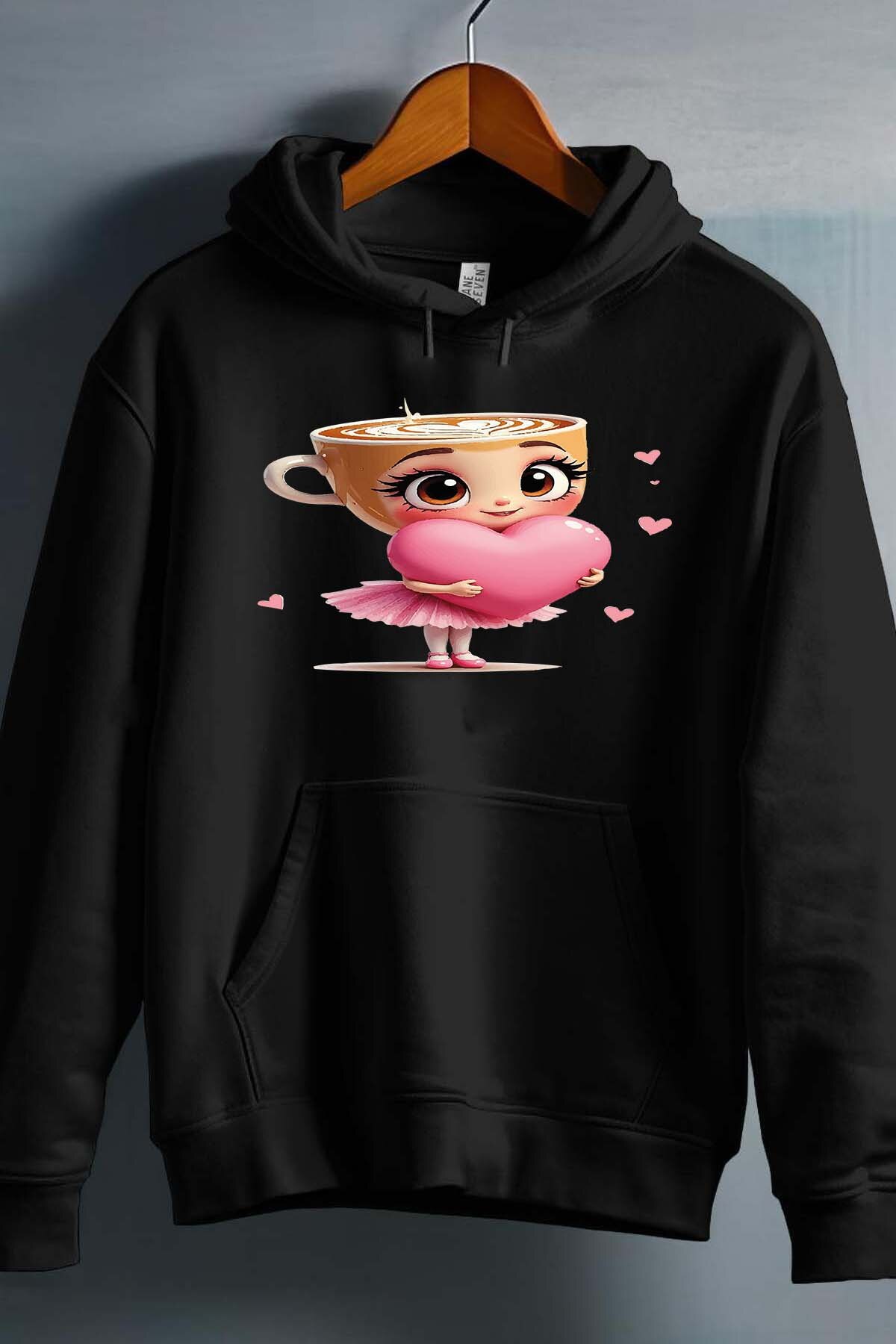 Großhändler I.A.L.D FRANCE - Herz Ballerina - Kapuzenpullover Mädchen