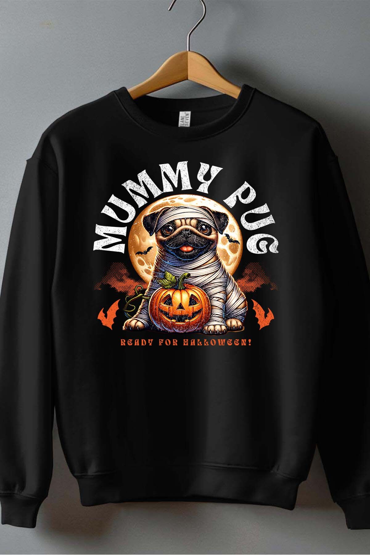 Grossiste I.A.L.D FRANCE - Mummy Pug - Sweat Col Rond Garçon