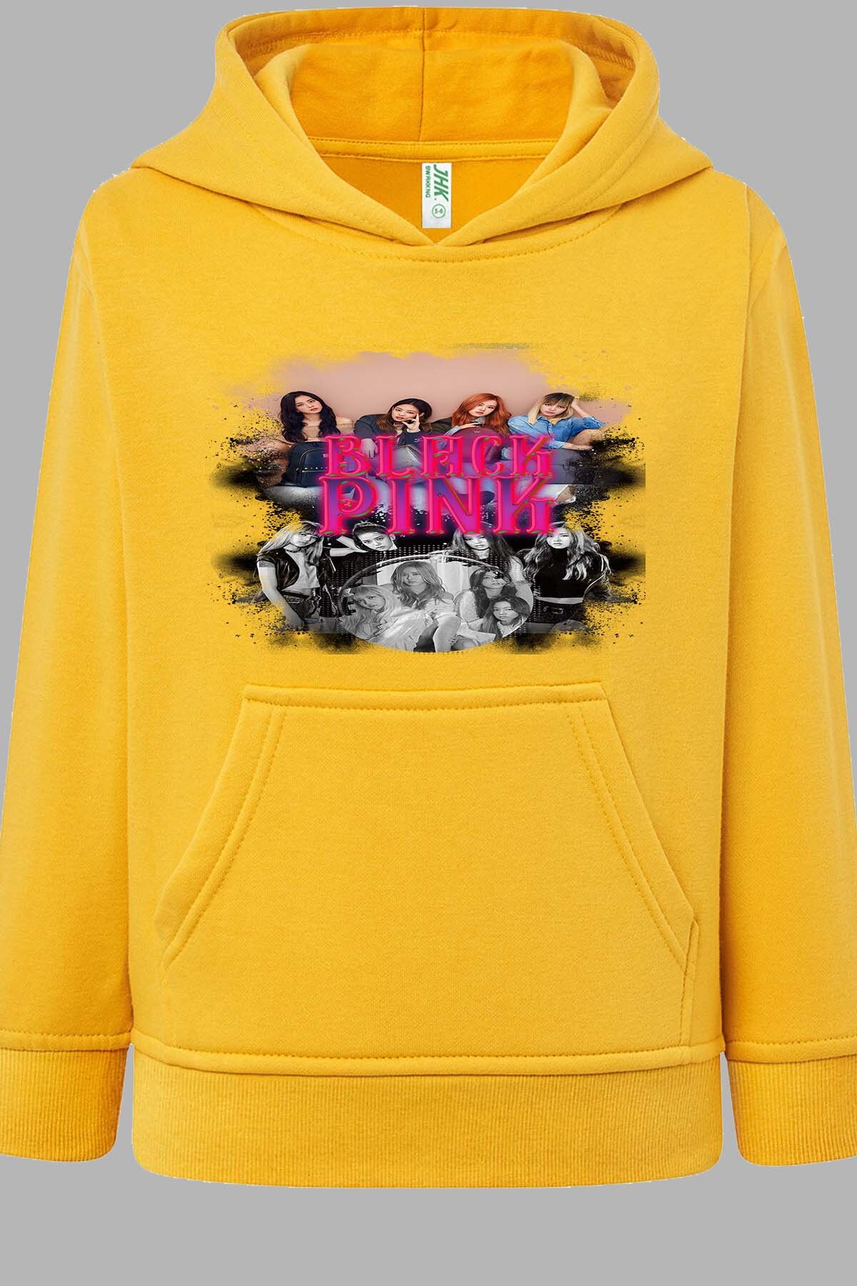 Grossiste I.A.L.D FRANCE - Black pink Bootleg 03 - Sweat Capuche Fille