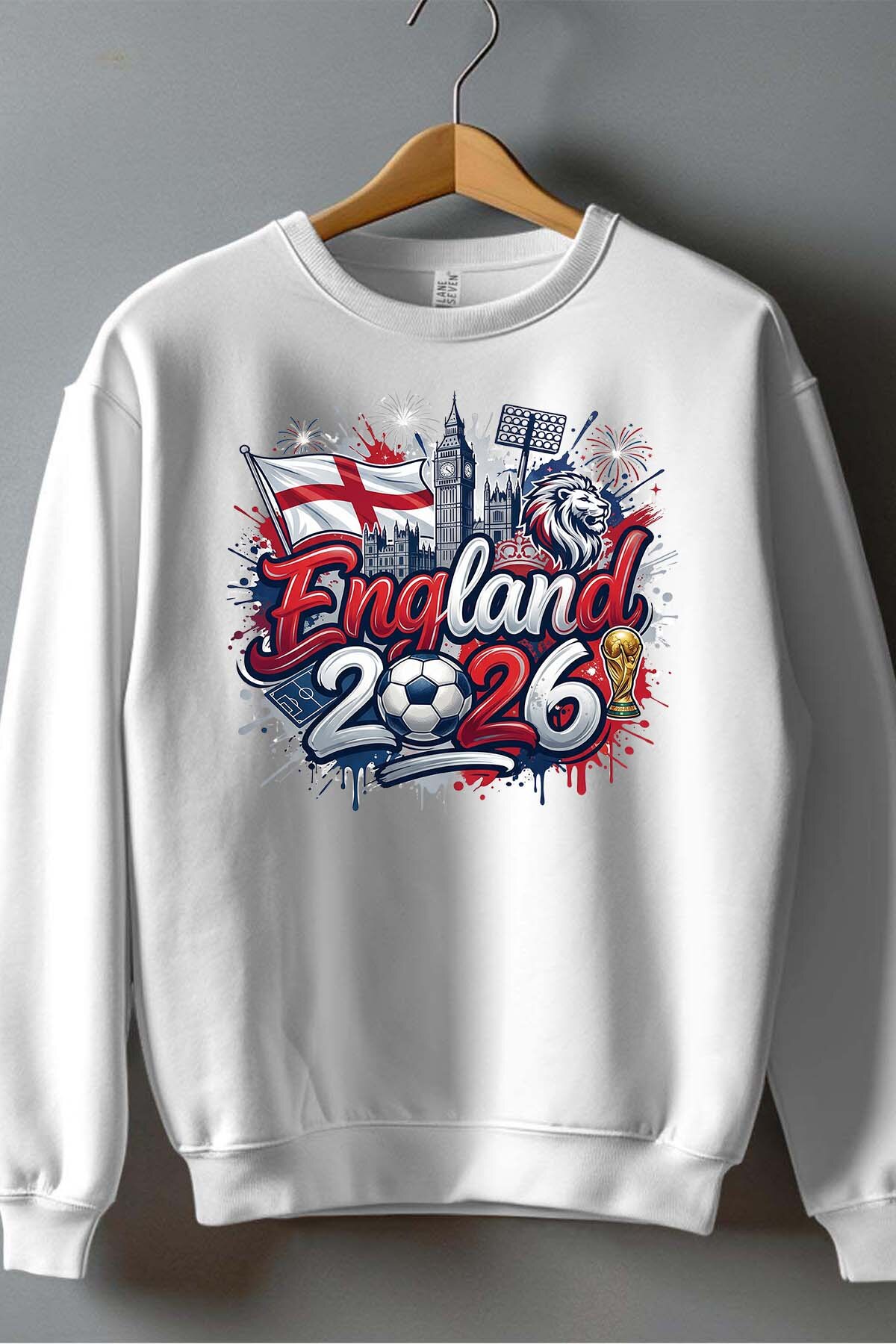 Grossiste I.A.L.D FRANCE - Cdm26 England - Sweat Col Rond Garçon