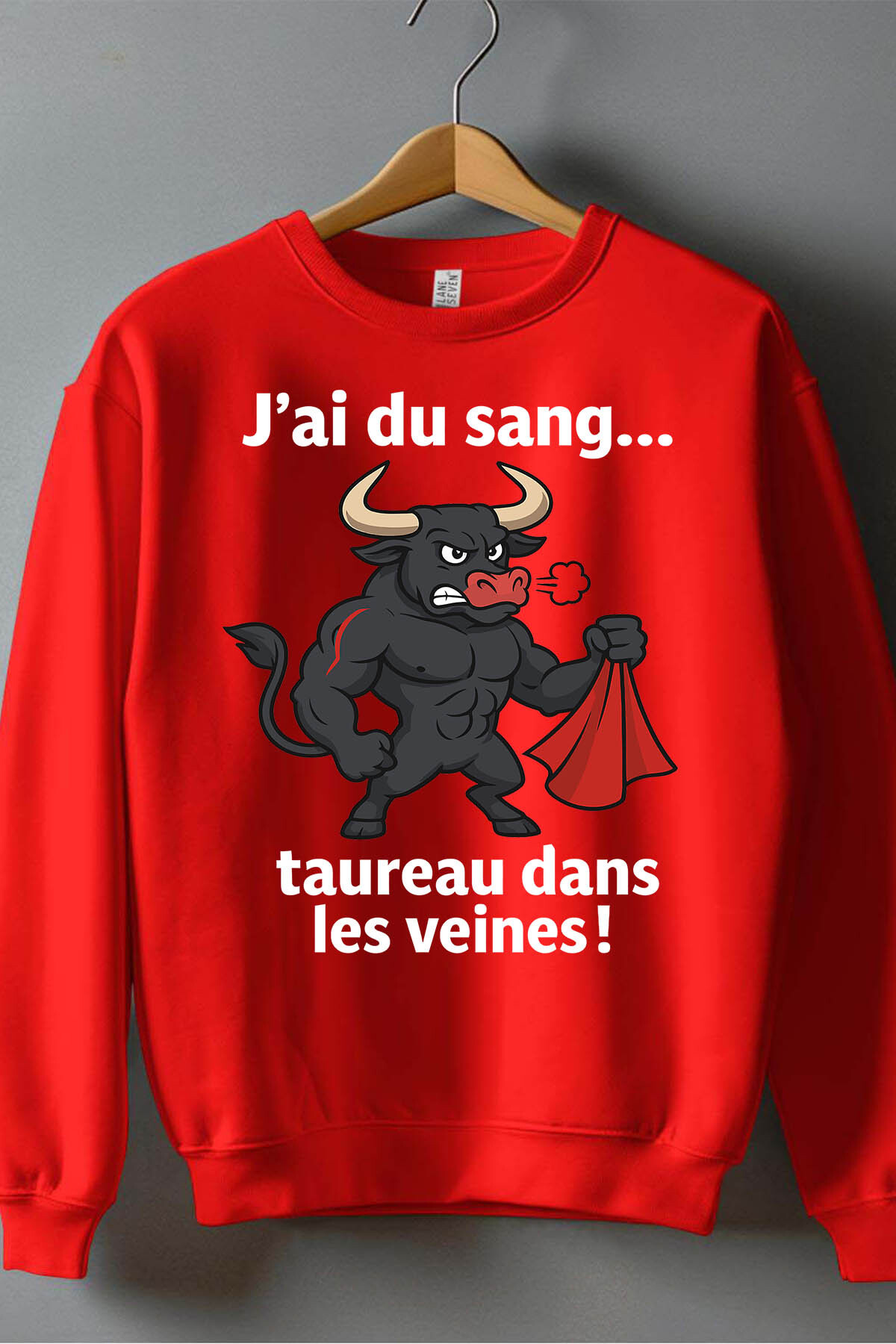 Wholesaler I.A.L.D FRANCE - sang taureau - Crewneck sweatshirt Boy