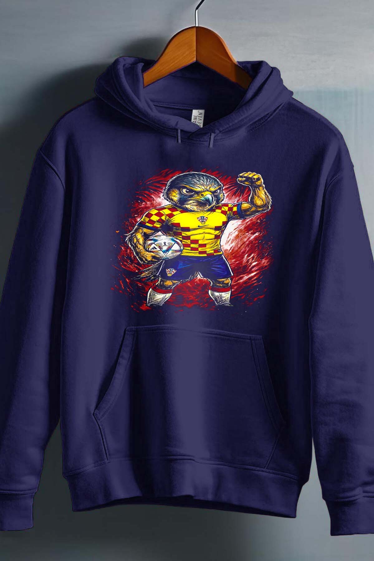 Grossiste I.A.L.D FRANCE - Croacia 1 Mascot - Sweat Capuche Garçon