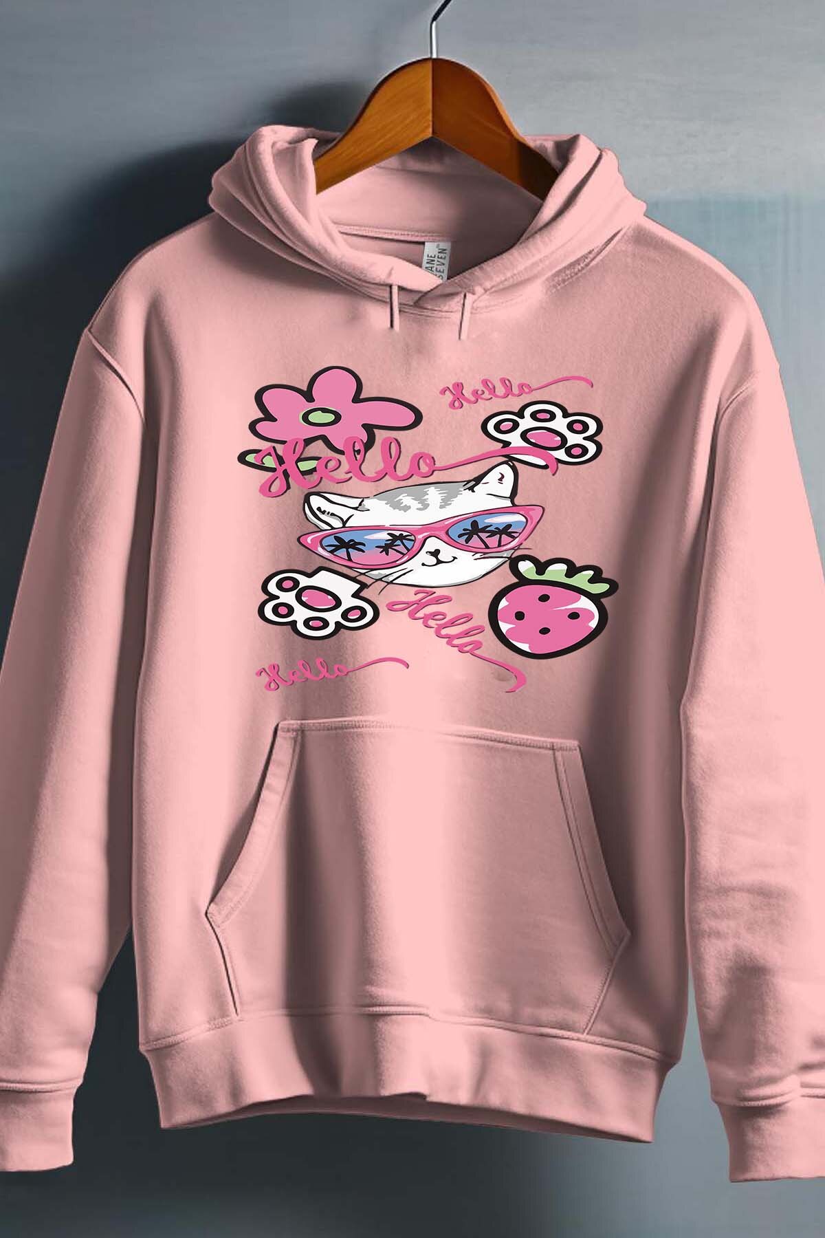 Großhändler I.A.L.D FRANCE - Hello Hello Hello - Kapuzenpullover Mädchen