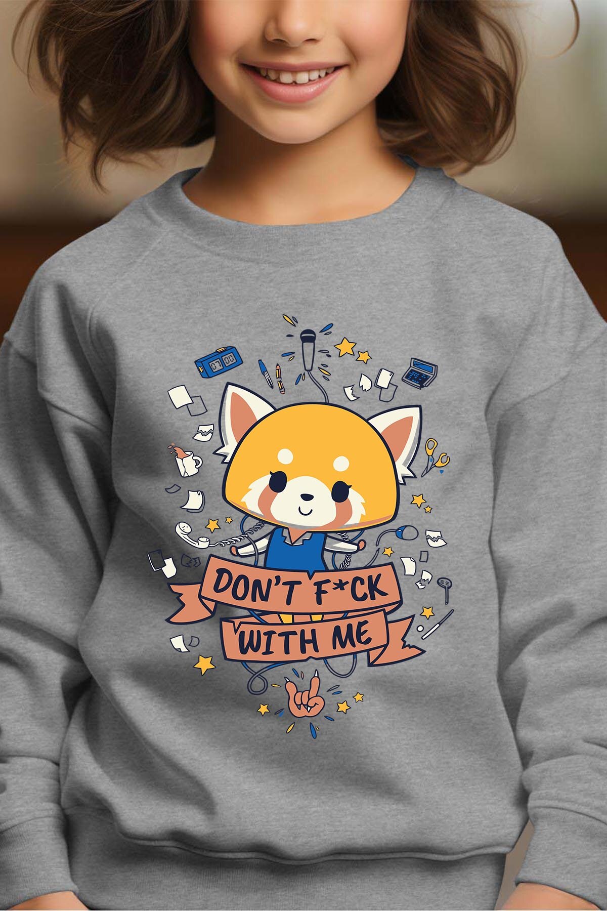 Wholesaler I.A.L.D FRANCE - Cat SFWM - Crewneck sweatshirt Girl