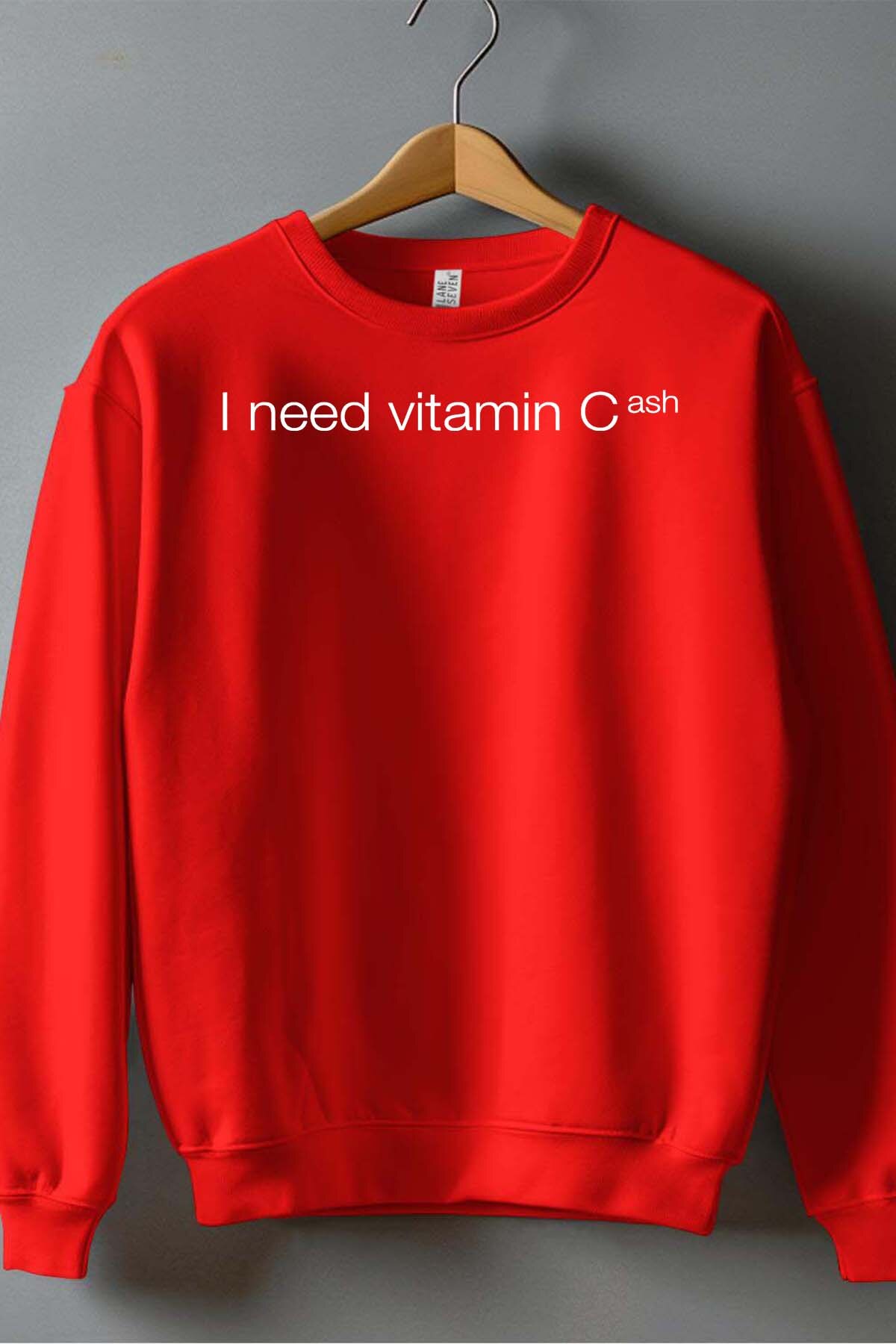 Mayorista I.A.L.D FRANCE - Necesito vitamina Cash - Sudadera con cuello redondo para niño