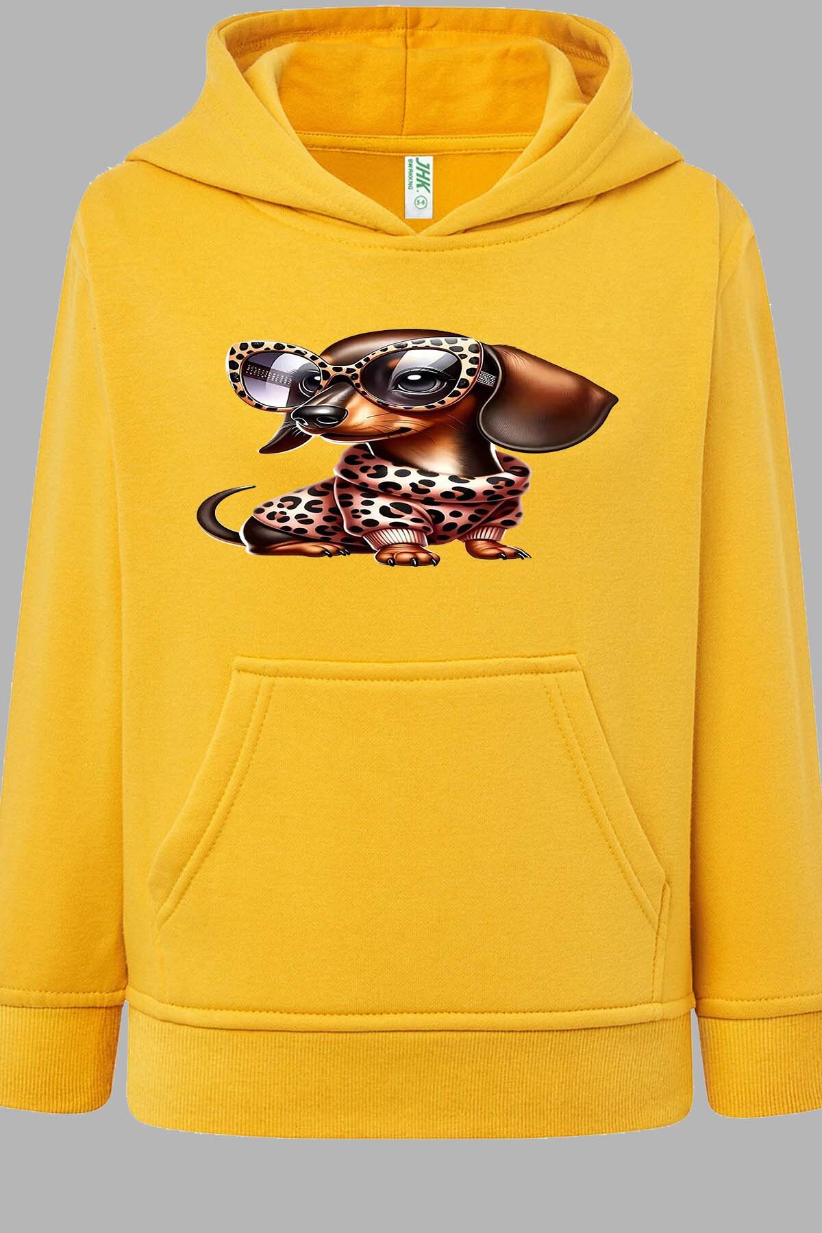 Wholesaler I.A.L.D FRANCE - dog glasse leo - Hooded sweatshirt Girl