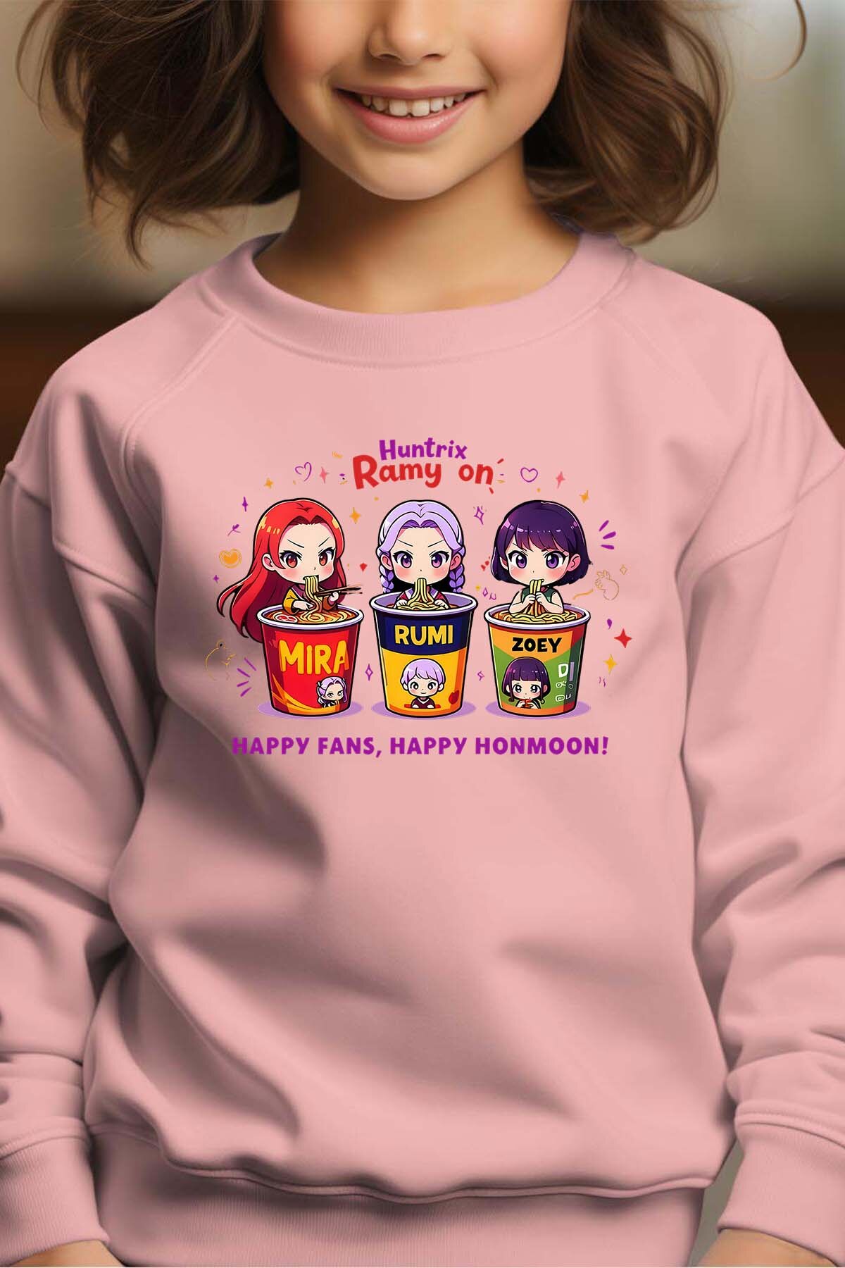 Grossiste I.A.L.D FRANCE - Huntrix Ramy on - Sweat Col Rond Fille