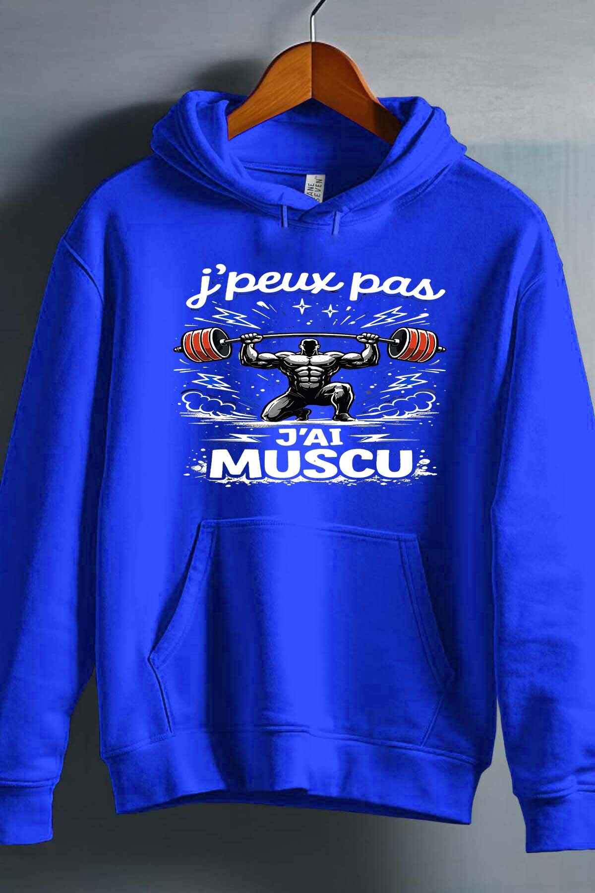Grossiste I.A.L.D FRANCE - Peux pas... Muscu Slyl - Sweat Capuche Garçon