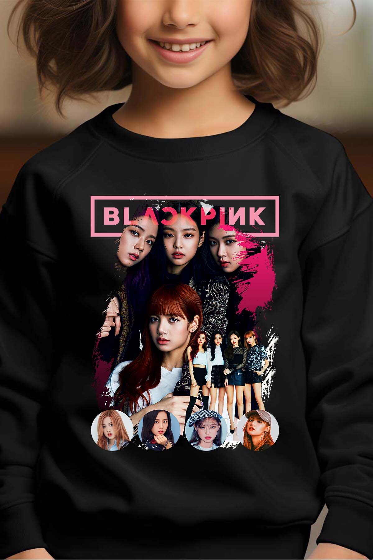 Mayorista I.A.L.D FRANCE - BLACKPINK 2 - Sudadera con cuello redondo para niña