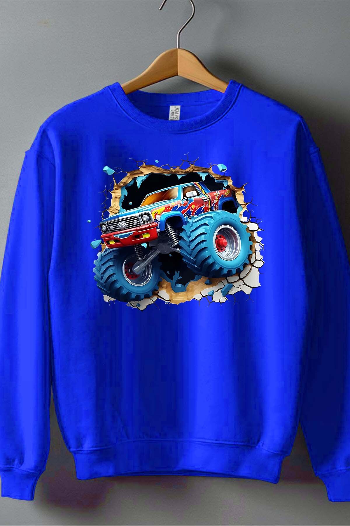 Wholesaler I.A.L.D FRANCE - Crack Monster truck - Crewneck sweatshirt Boy