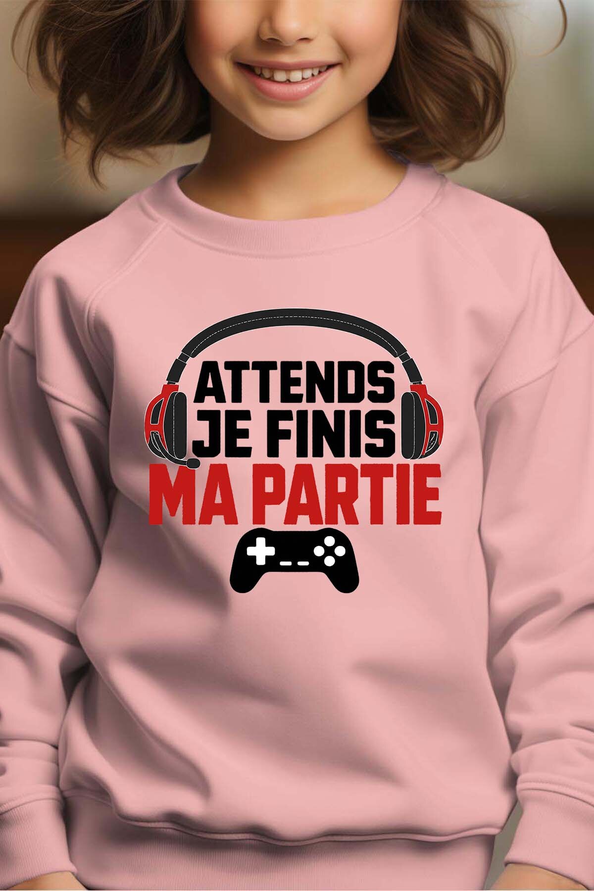 Großhändler I.A.L.D FRANCE - Fini ma Partie - Rundhals-Sweatshirt Mädchen