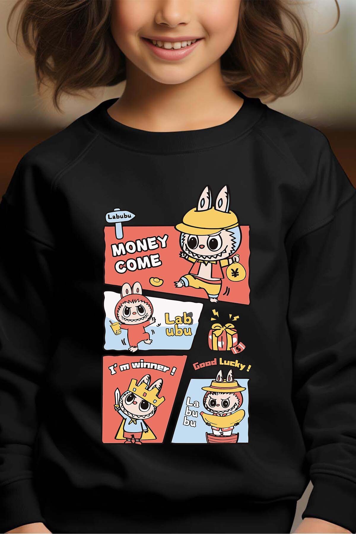 Großhändler I.A.L.D FRANCE - Lab Money - Rundhals-Sweatshirt Mädchen