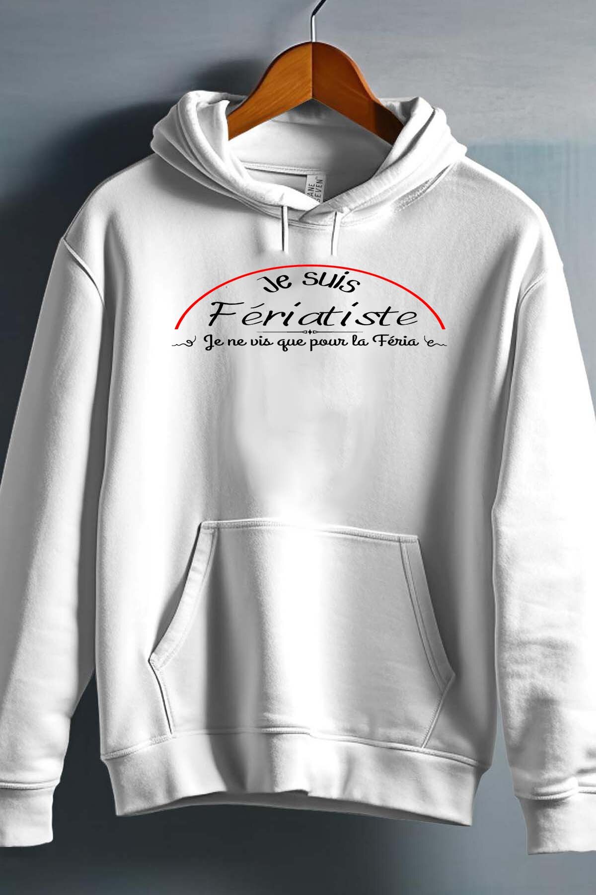 Grossiste I.A.L.D FRANCE - Je suis feriatiste - Sweat Capuche Fille