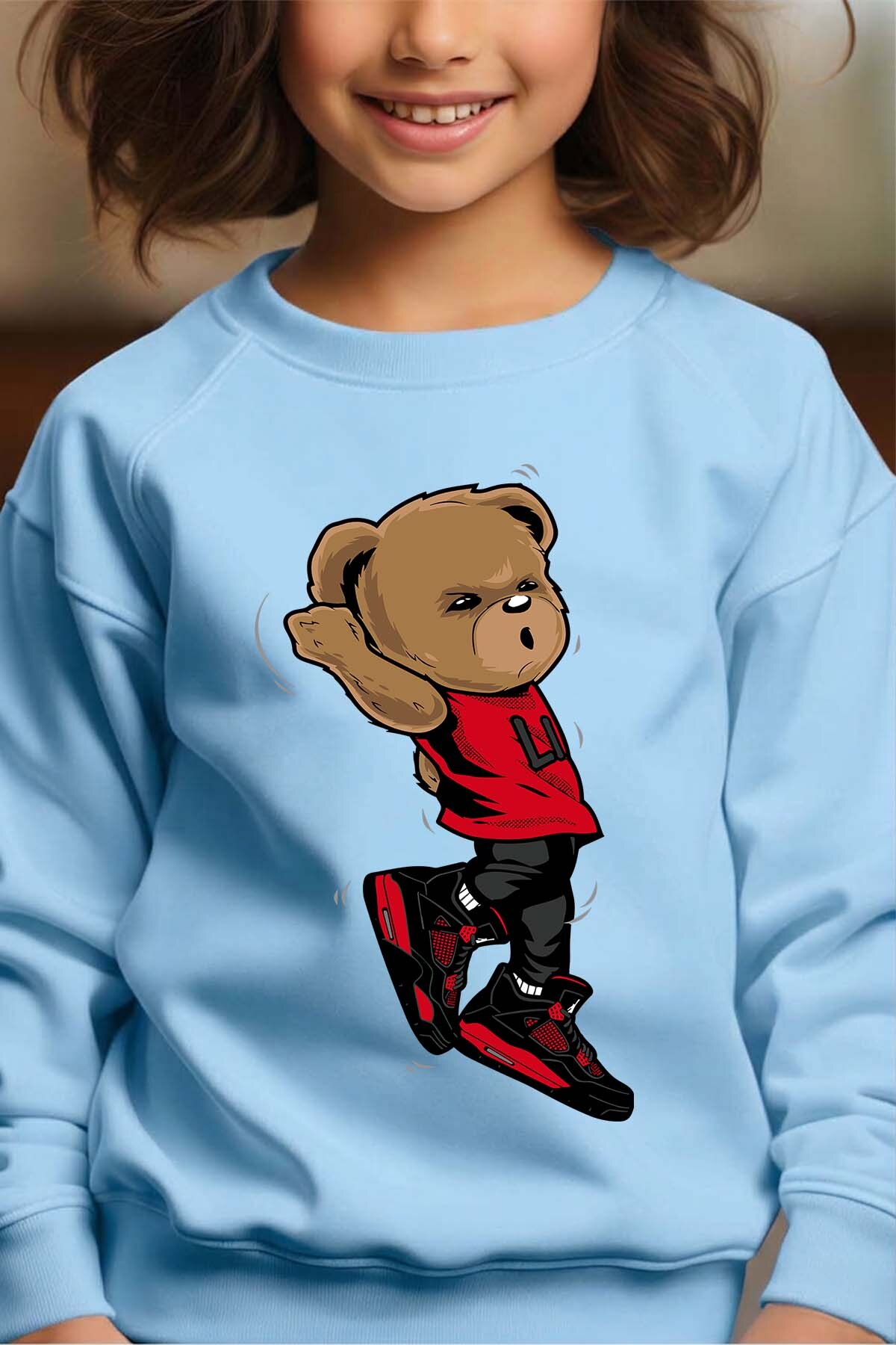 Grossiste I.A.L.D FRANCE - Doux & Dangereux - Sweat Col Rond Fille