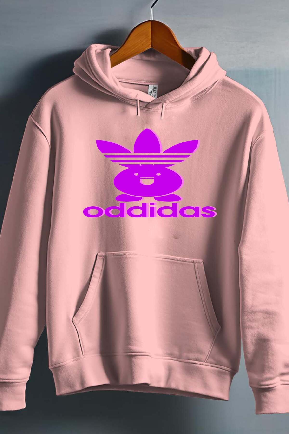 Grossista I.A.L.D FRANCE - Oddidas Rose - Felpa con cappuccio per ragazza